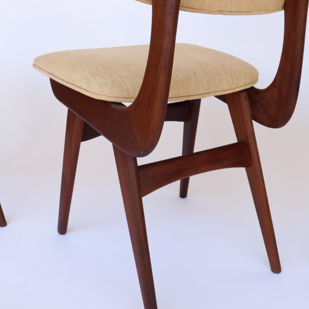 Set of 8 Dining Chairs by Louis van Teeffelen for Wébé, The Netherlands 9
