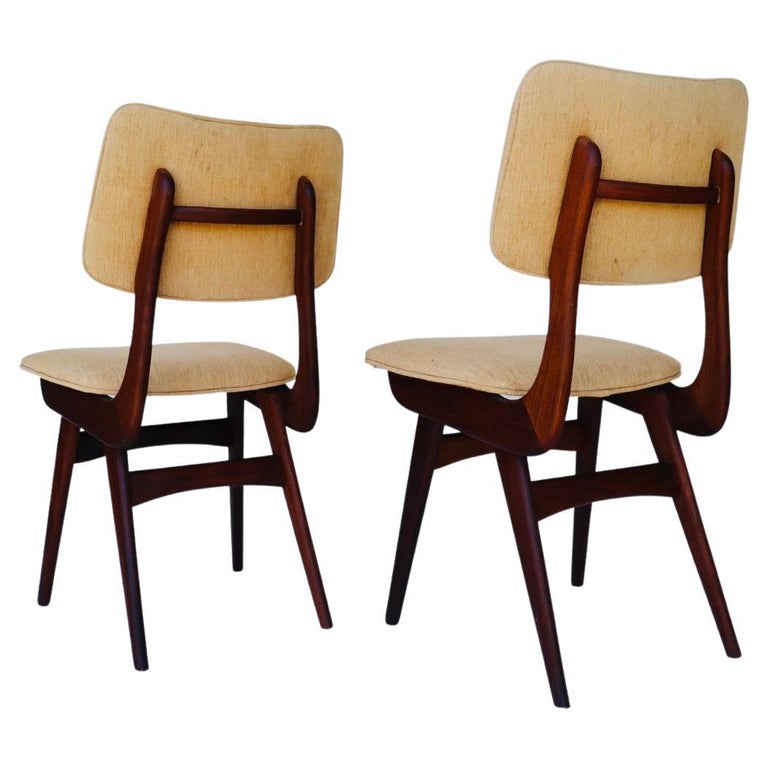 Set of 8 Dining Chairs by Louis van Teeffelen for Wébé, The Netherlands For Sale