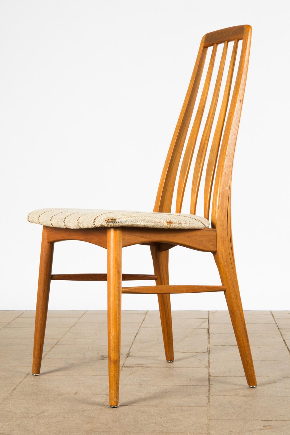 Scandinavian Modern Set of 8 Dining Chairs by Niels Koefoed