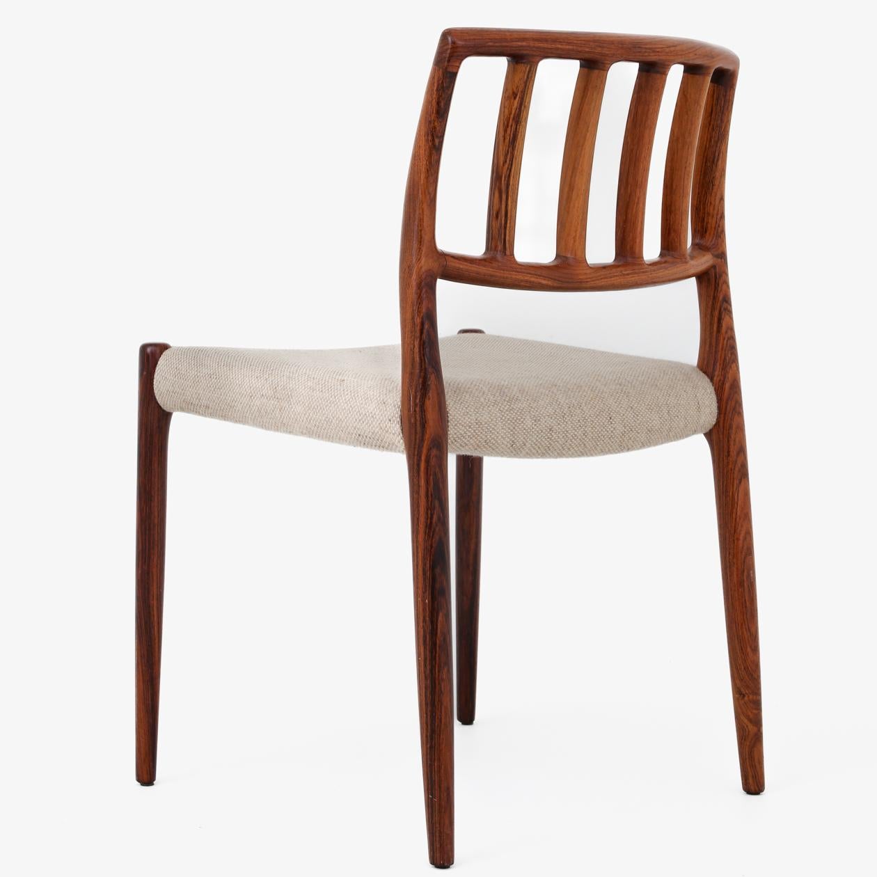 Set of 8 Dining Chairs by Niels O. Møller In Good Condition In Copenhagen, DK