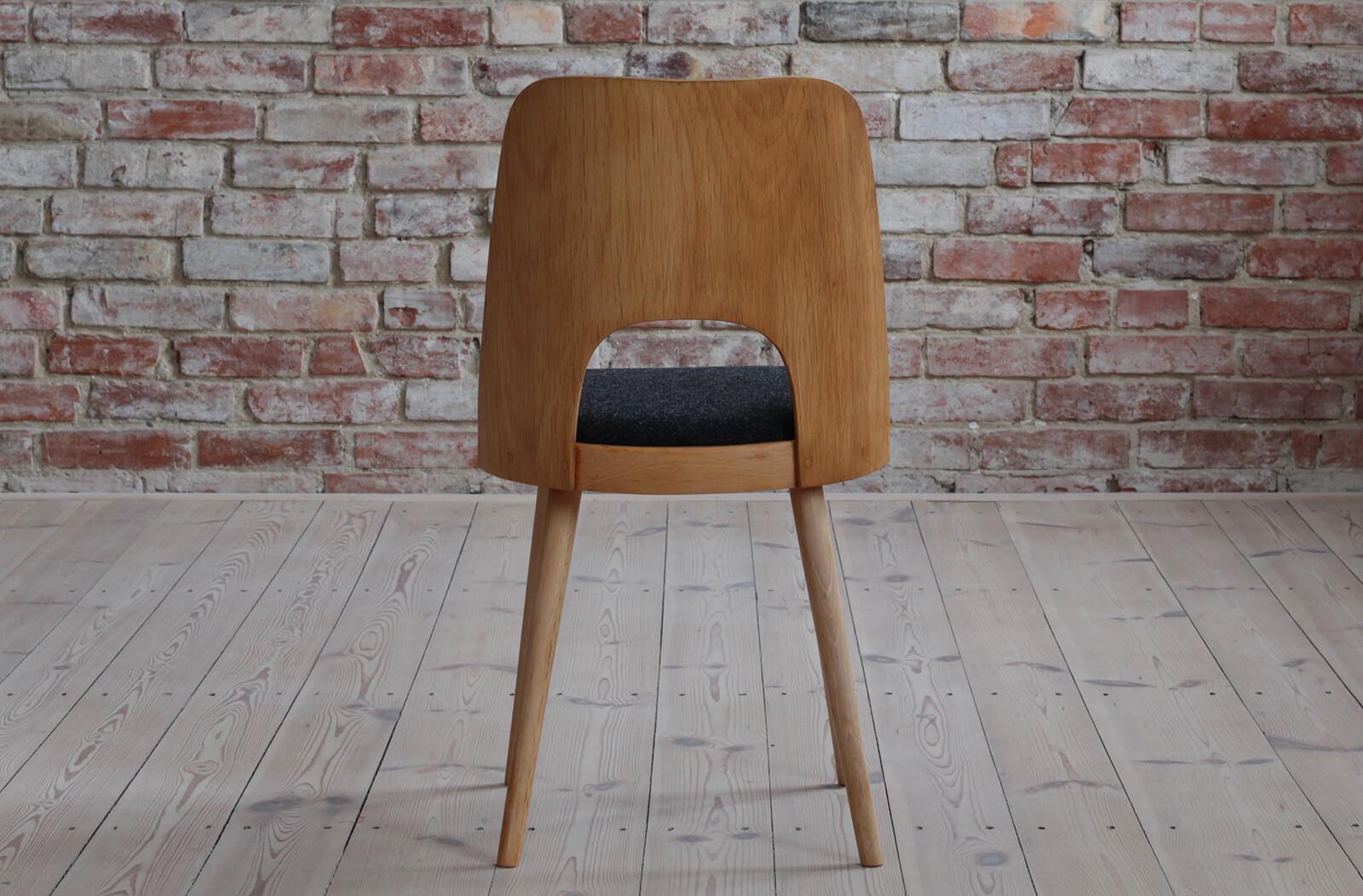 Set of 8 Dining Chairs by Oswald Haerdtl, Reupholstered, Mid Century Modern 5
