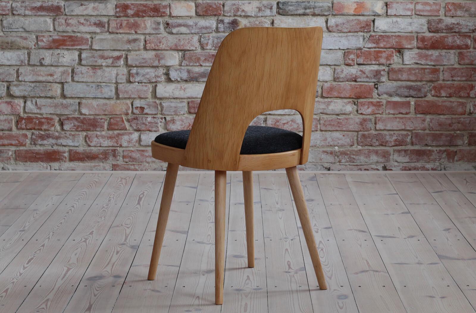 Set of 8 Dining Chairs by Oswald Haerdtl, Reupholstered, Mid Century Modern 6