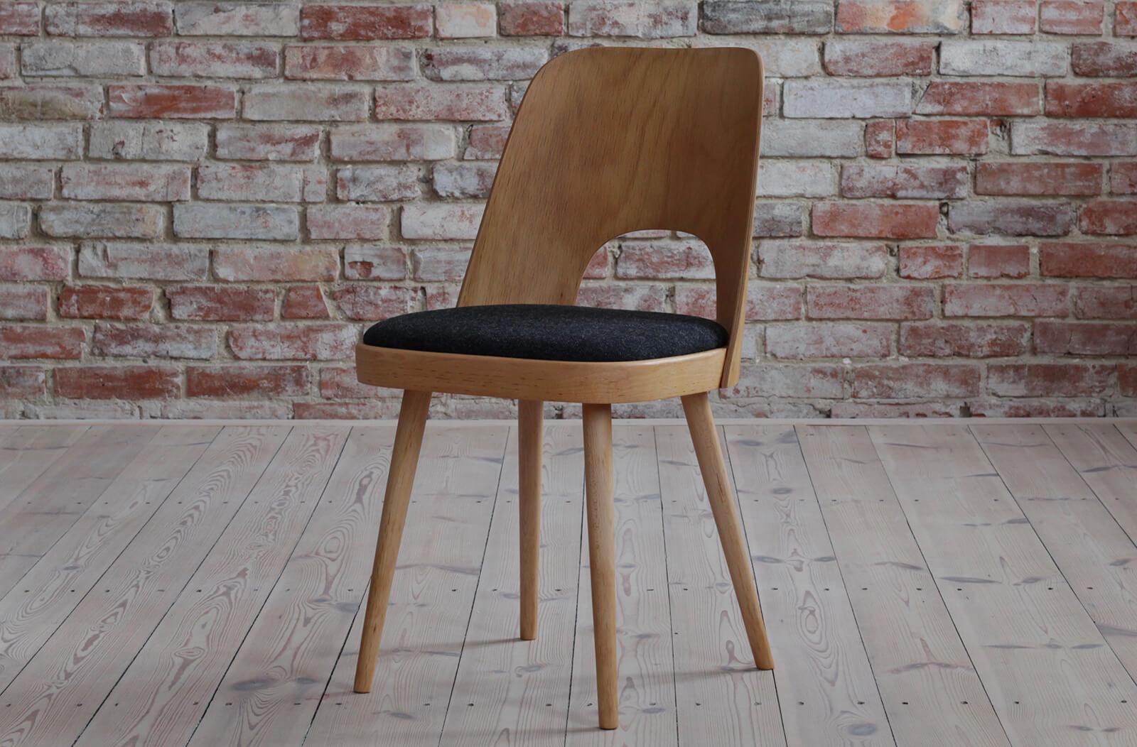 Set of 8 Dining Chairs by Oswald Haerdtl, Reupholstered, Mid Century Modern 8