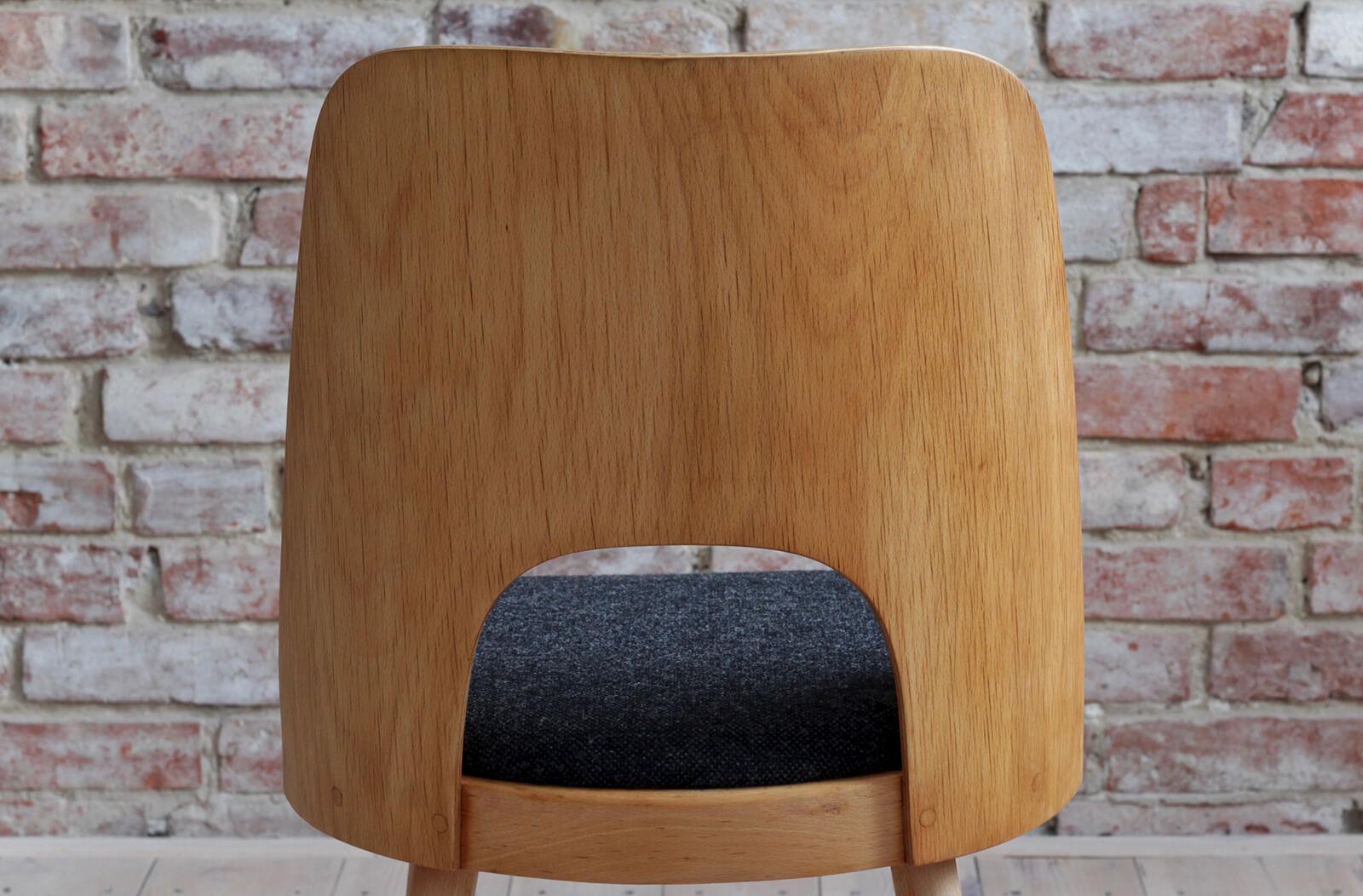 Set of 8 Dining Chairs by Oswald Haerdtl, Reupholstered, Mid Century Modern 10
