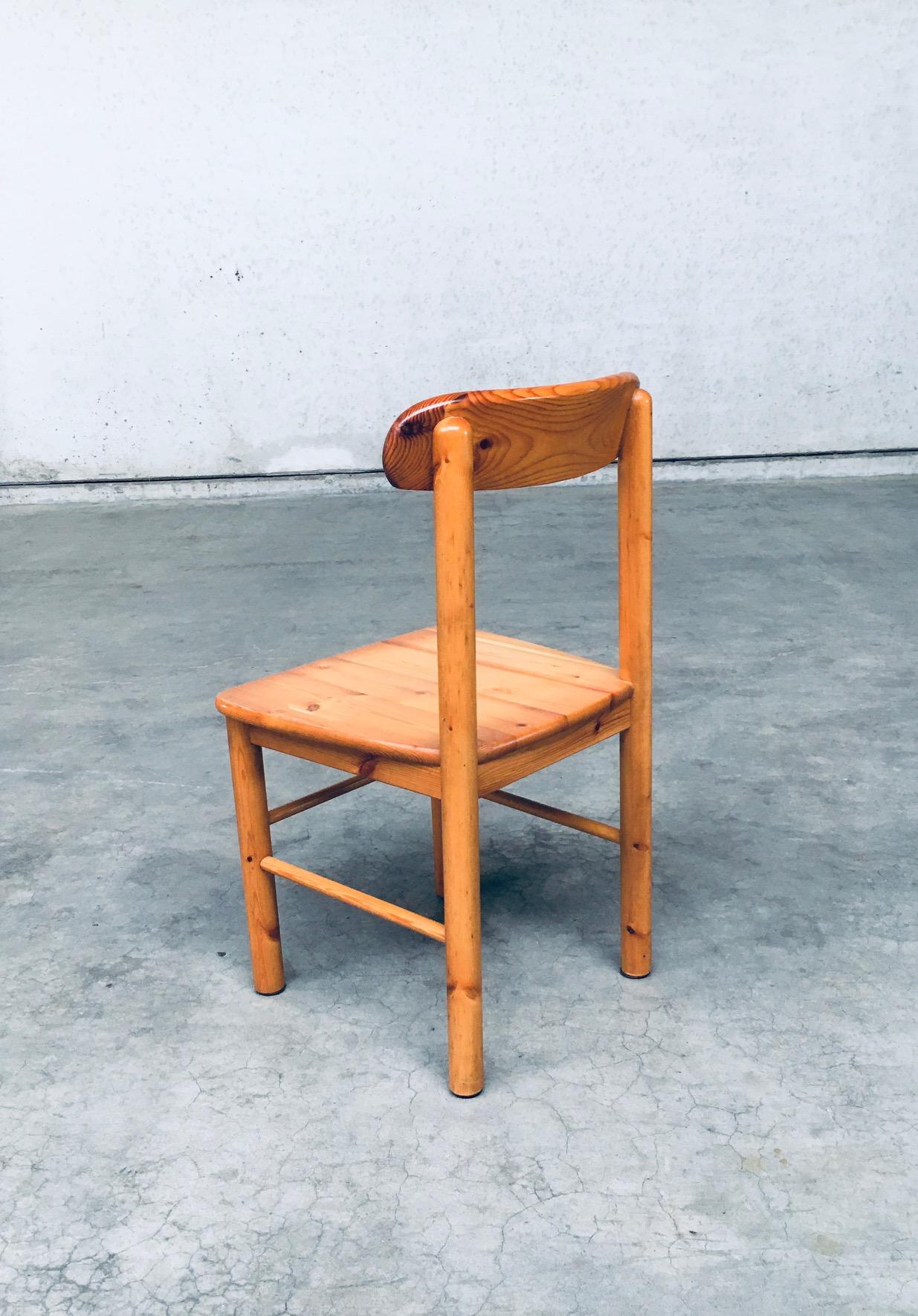 Set of 8 Dining Chairs by Rainer Daumiller for Hirtshals Savvaerk, Sweden 1970's For Sale 4
