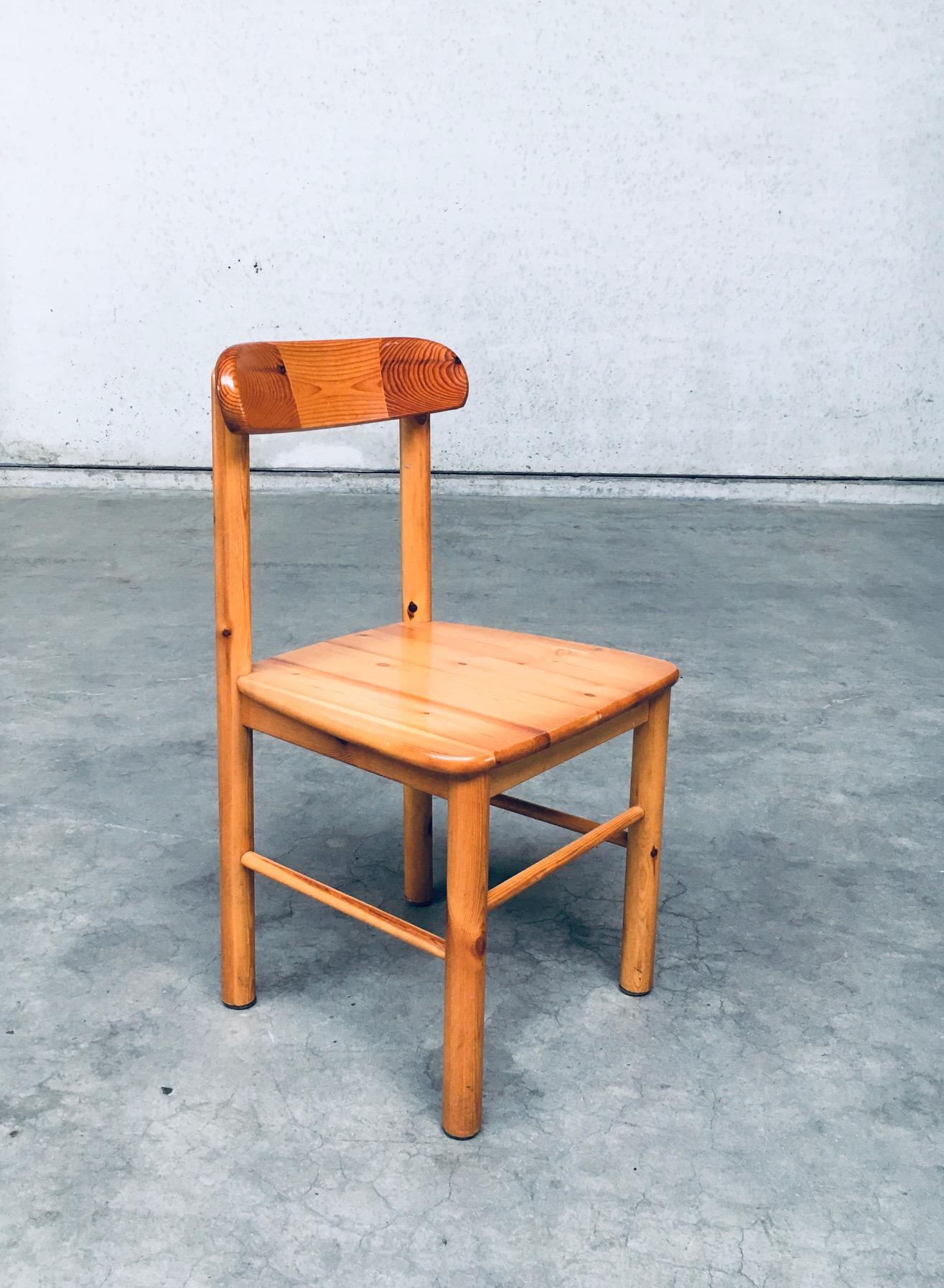 Set of 8 Dining Chairs by Rainer Daumiller for Hirtshals Savvaerk, Sweden 1970's For Sale 1