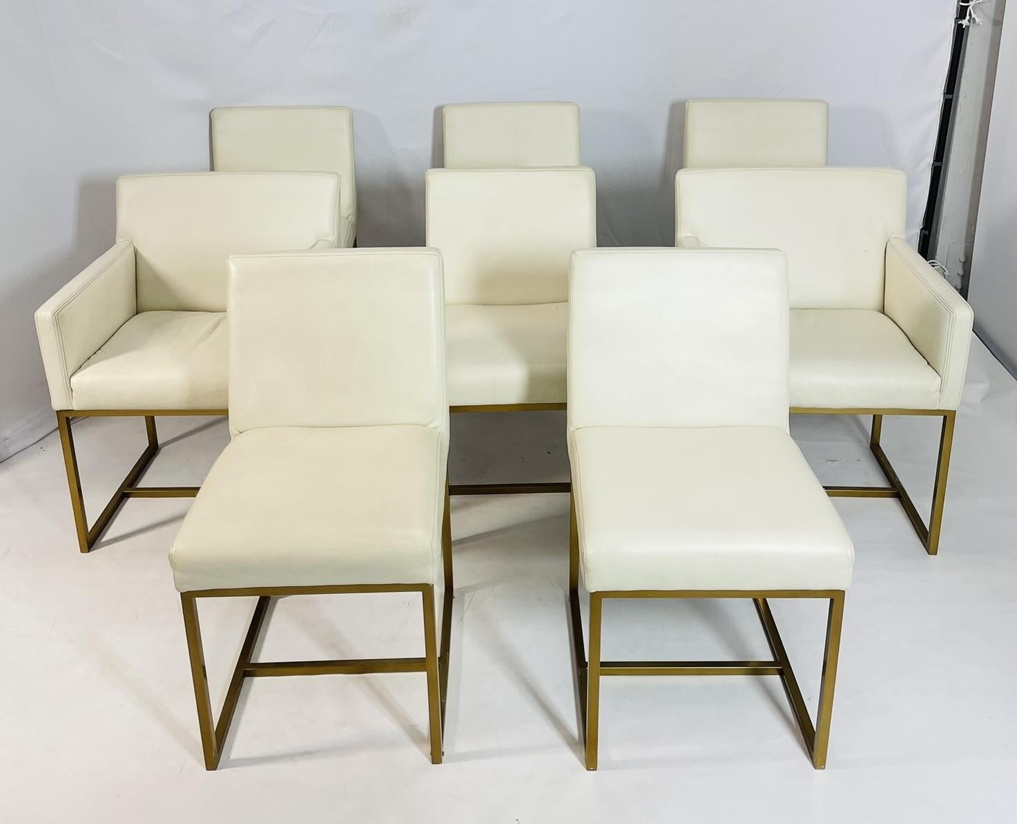 Vietnamita Set di 8 sedie da pranzo di Restoration Hardware in vendita