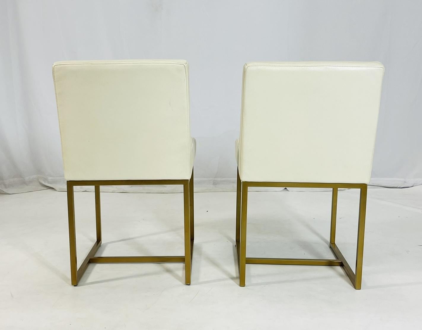 Metallo Set di 8 sedie da pranzo di Restoration Hardware in vendita