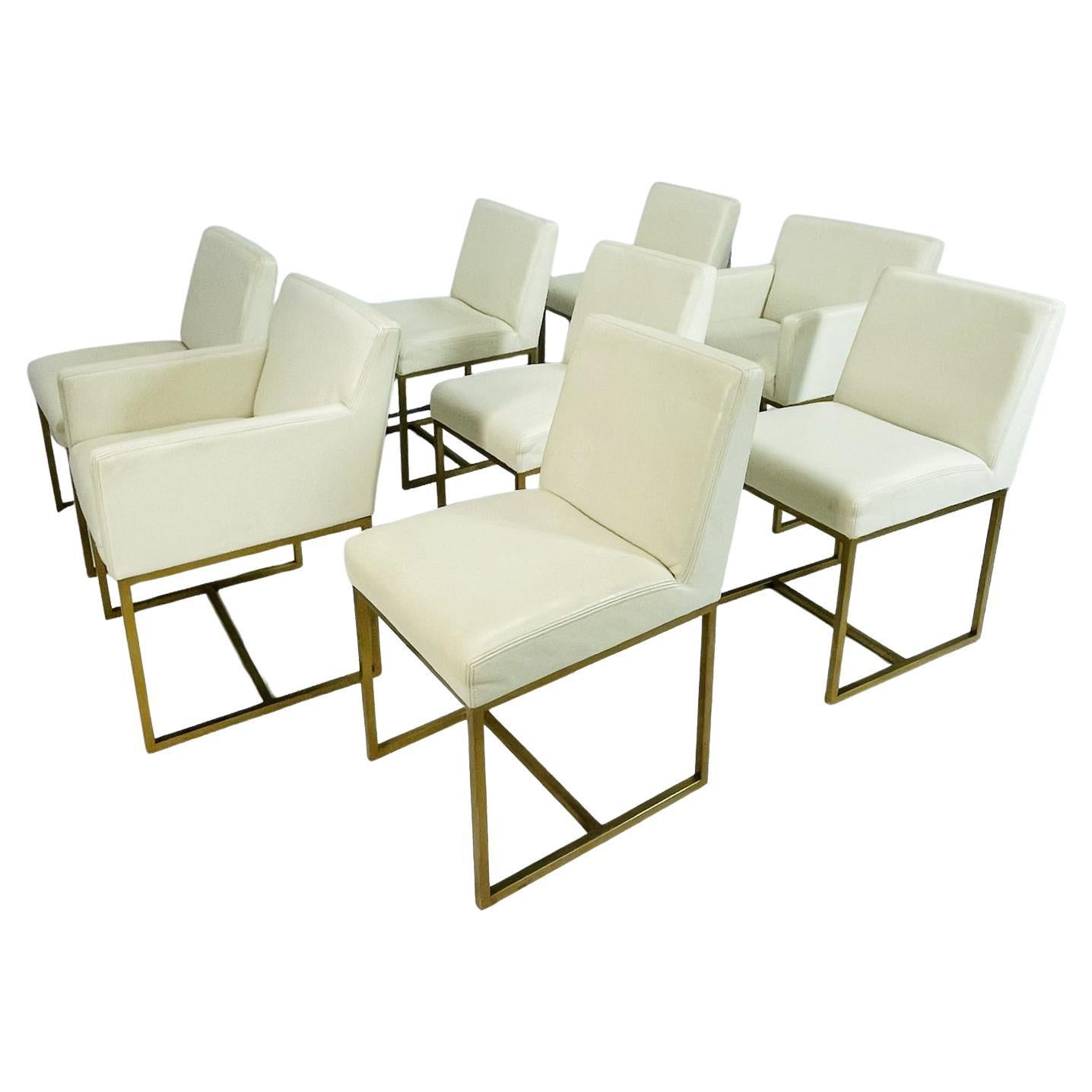 Set of 8 Dining Chairs by Restoration Hardware