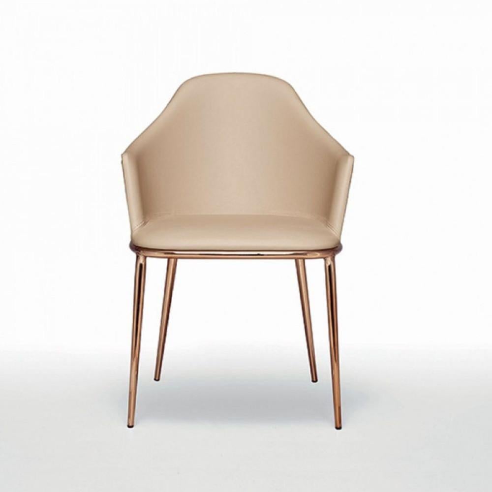 XXIe siècle et contemporain Ensemble de 8 chaises de salle à manger au cadre métallique en vente