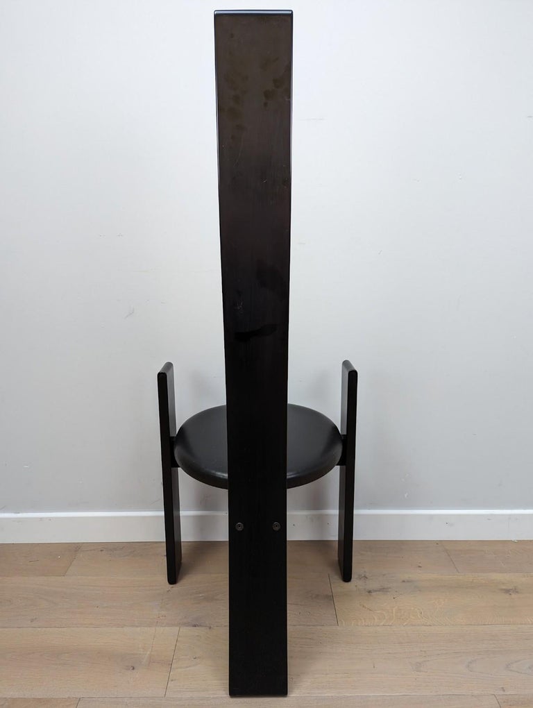 Set of 8 Dining Chairs Model 'Golem' Designed by Vico Magistretti for