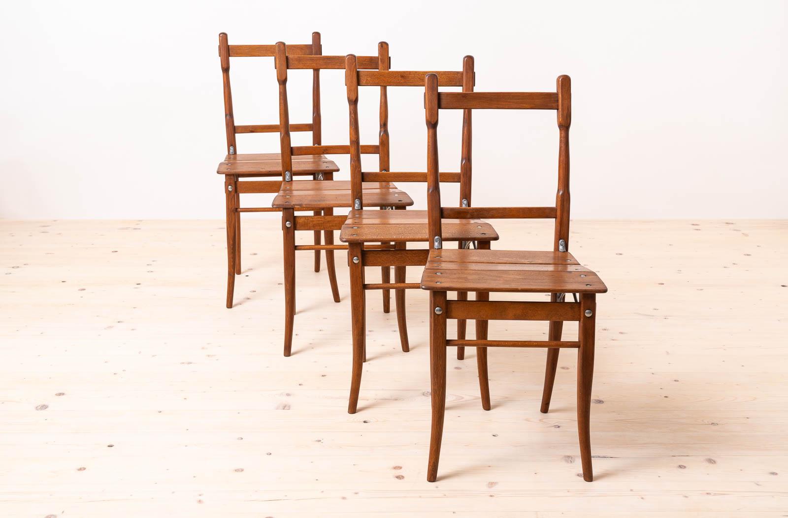Juego de 8 sillas de comedor o mesón, Valentin Jadrníček, Principios del siglo XX Checo en venta