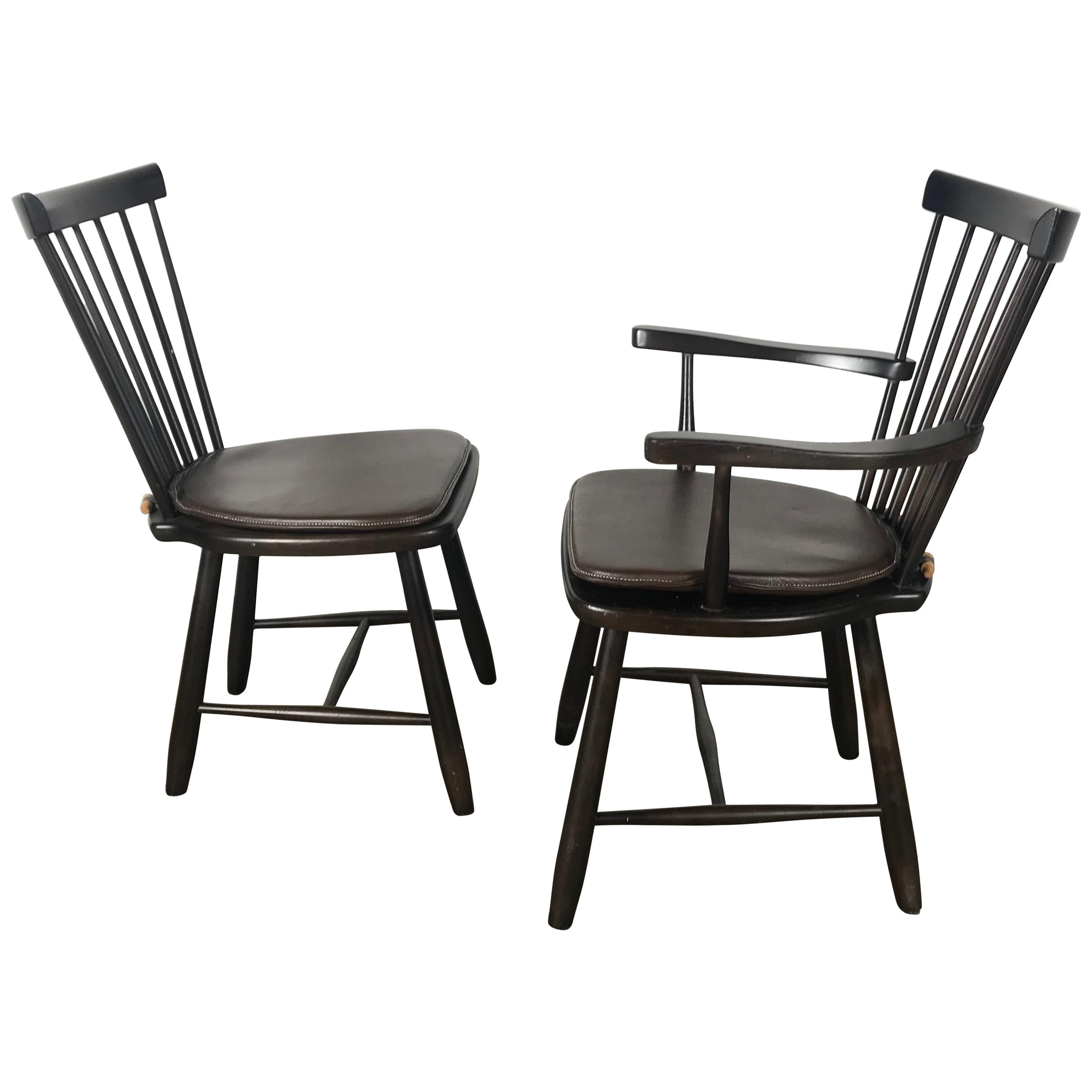 Set of 8 Dining Room Side Chairs Designed by Carl Malmsten for Stolab, Sweden at 1stDibs