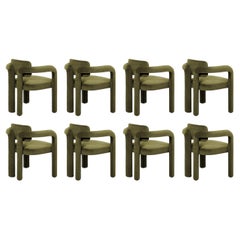 Set of 8 Double Arch Dining Chair, Velvet, InsidherLand by Joana Santos Barbosa
