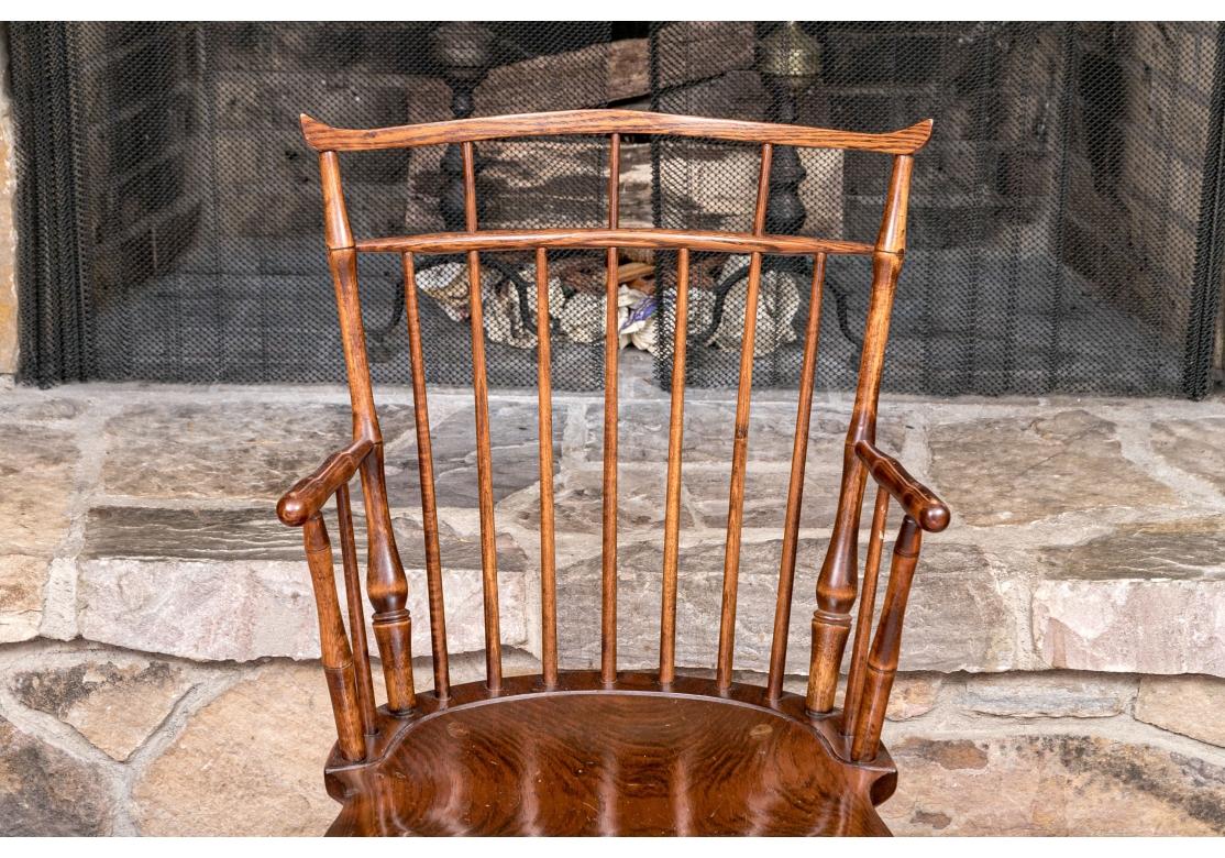 Set Of 8 D.R. Dimes Bird Cage Windsor Chairs  For Sale 4