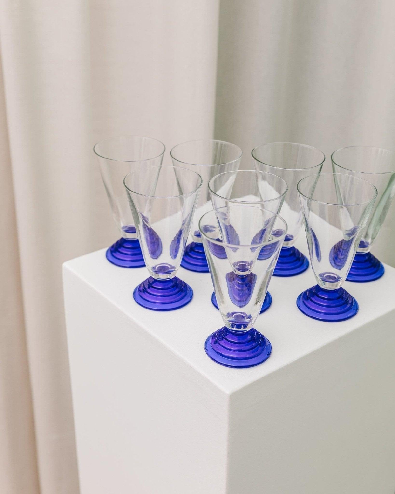 Juego de 8 vasos para beber, años 80 en venta 2