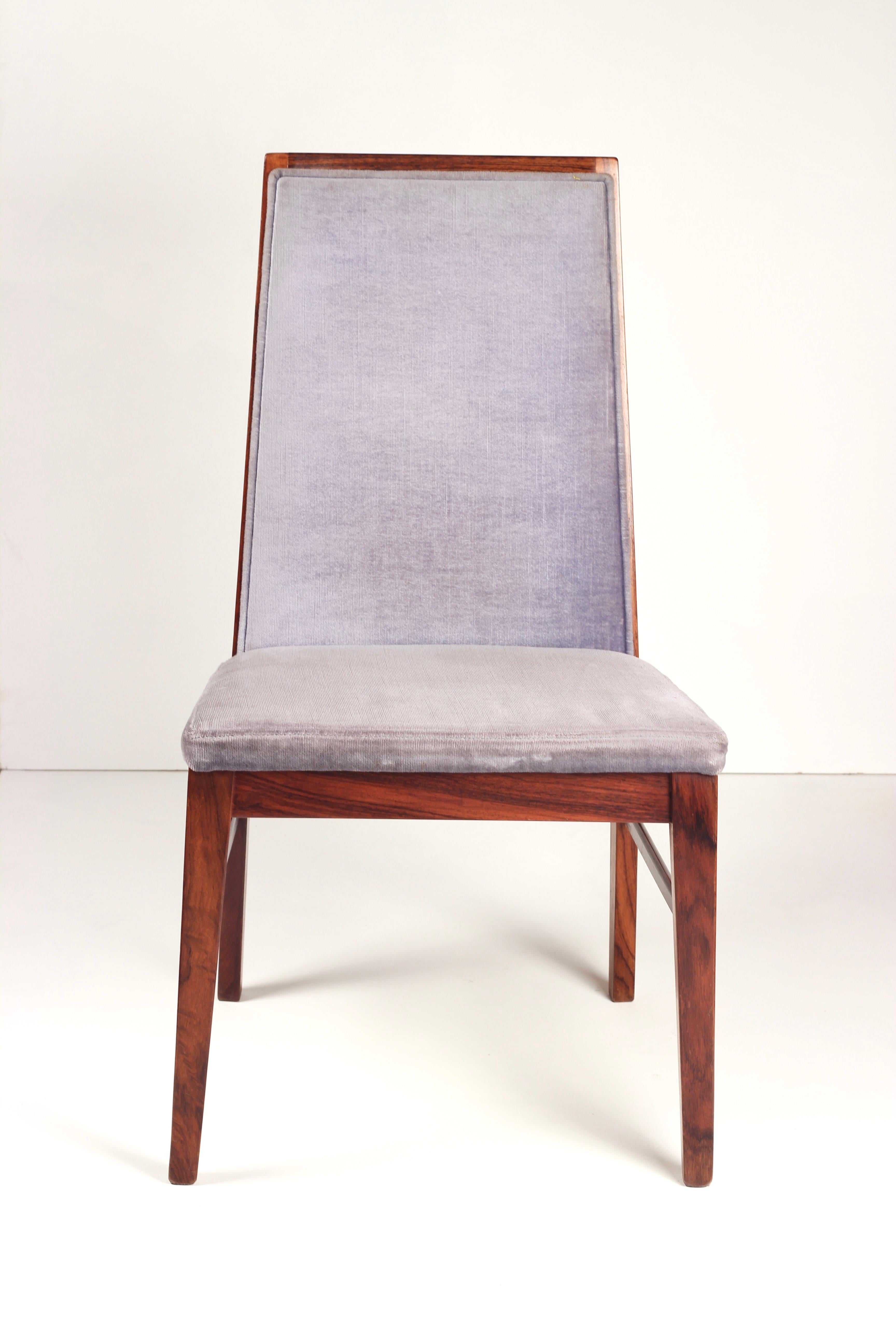 Set of 8 Dyrlund Rosewood Dining Chairs with 2 Carvers - Mid-Century Modern 12