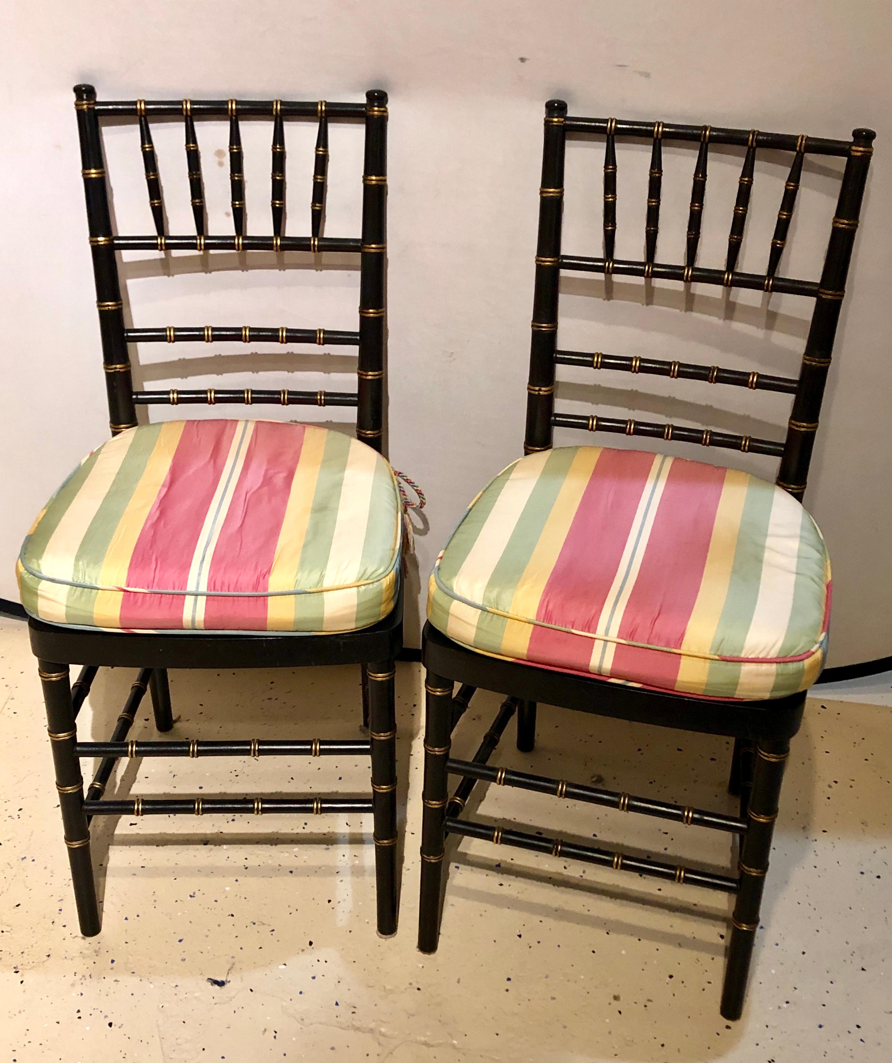 bamboo style dining chairs