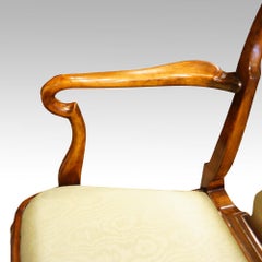 Set of 8 Edwardian Walnut Dining Chairs
