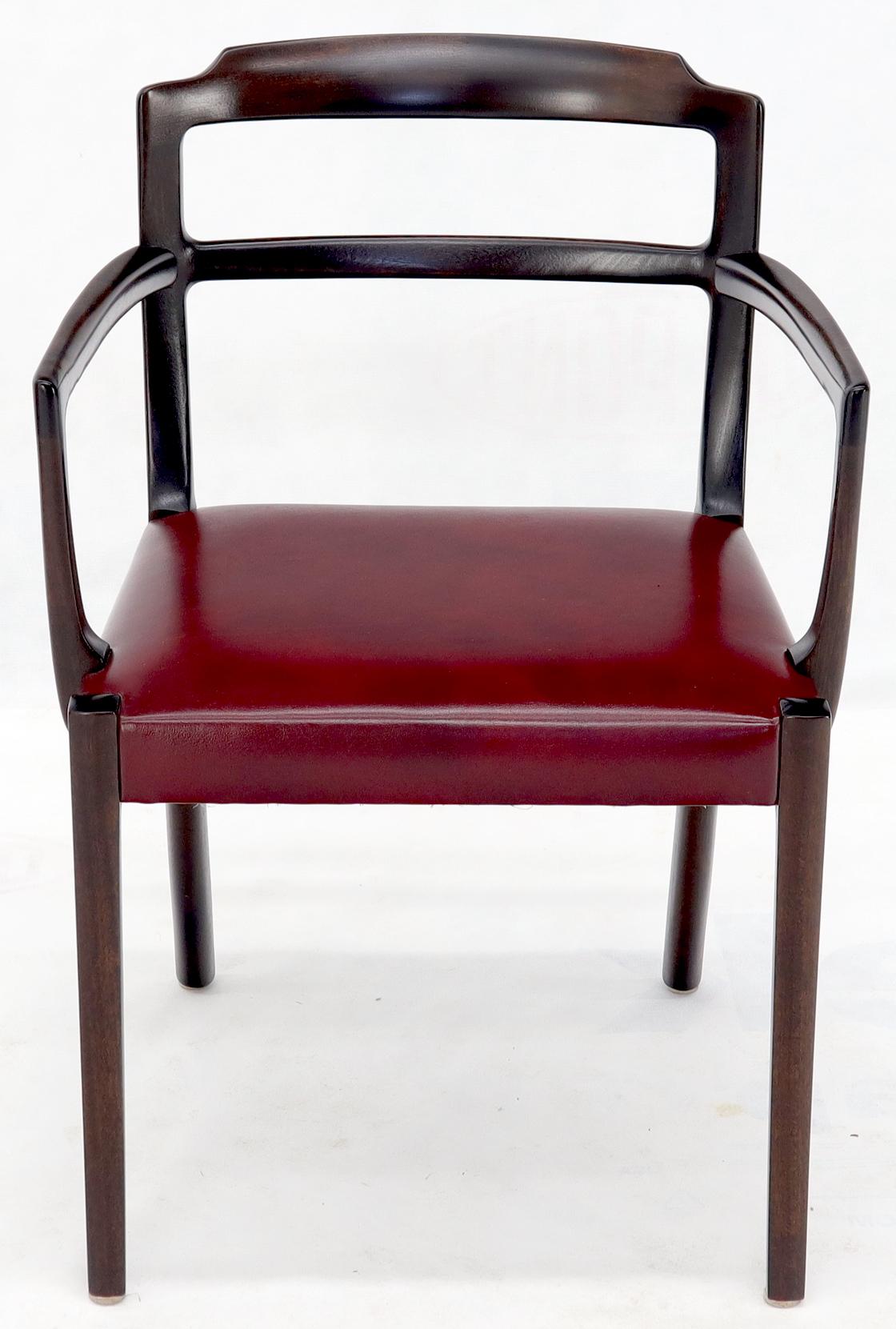Set of 8 Eight Rosewood Danish Mid-Century Modern Dining Chairs with Arms 6