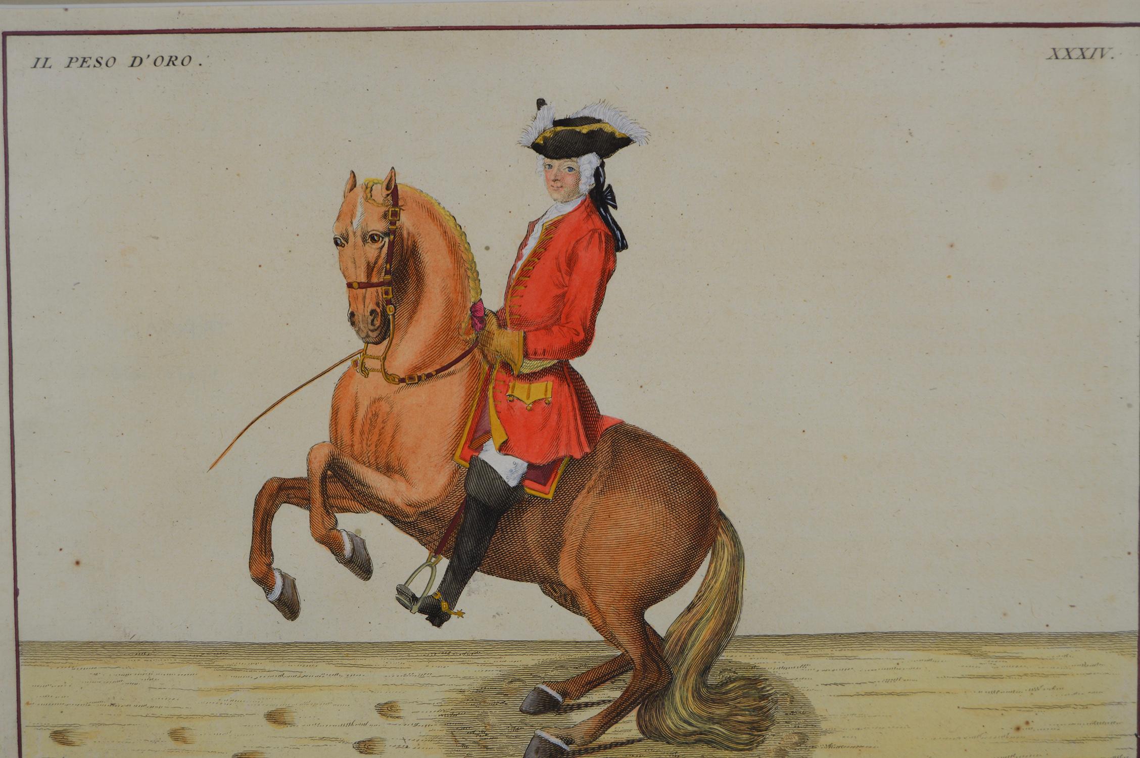 18th Century and Earlier Set of 8 Eisenberg Horses