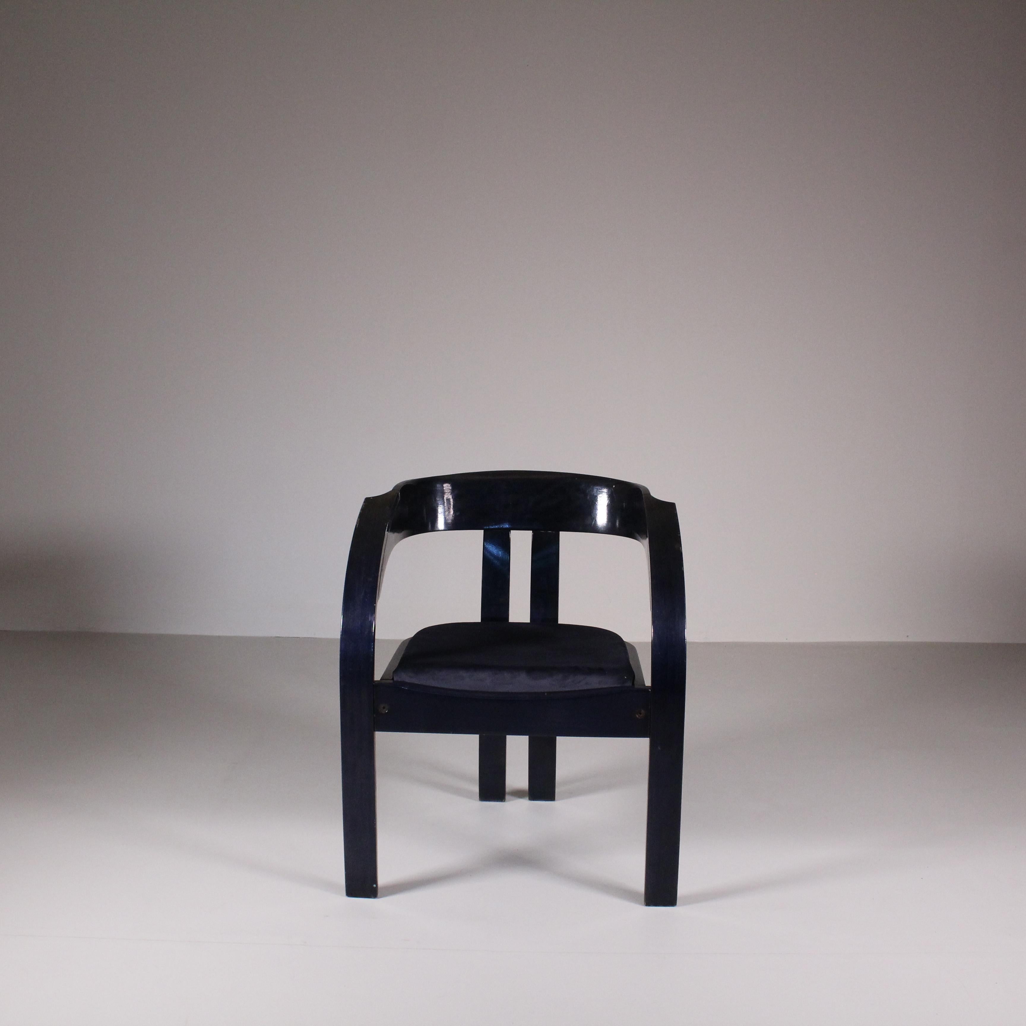 Set of 8 Elisa Chairs, Giovanni Bassi, Poltronova, 1075 ca 7