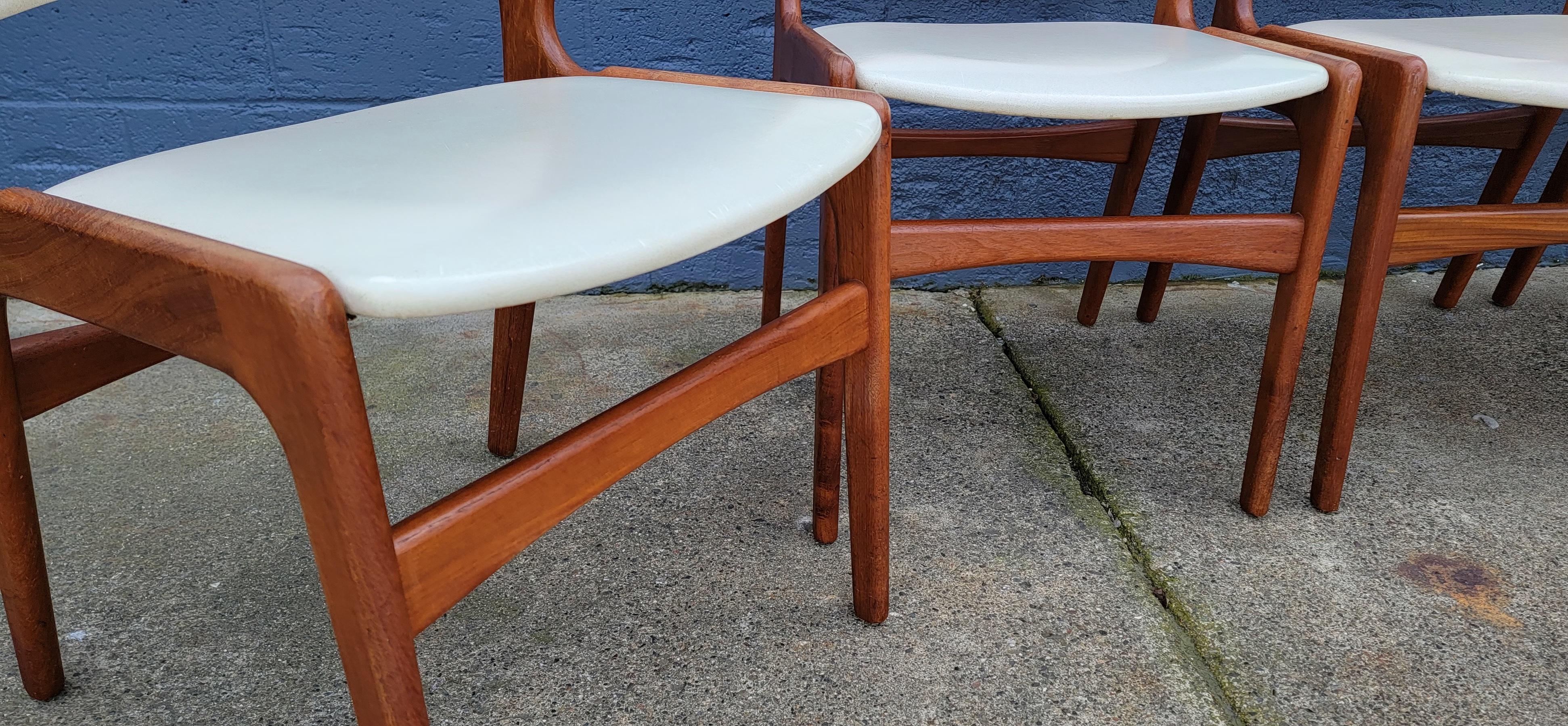 Set of 8 Erik Buch Teak Danish Modern Dining Chairs 6