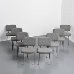 Set of 8 F0907 Moulin chairs by Pierre Paulin, Artifort circa 2000