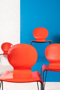 Set of 8 Filo Chair by Afra and Tobia Scarpa