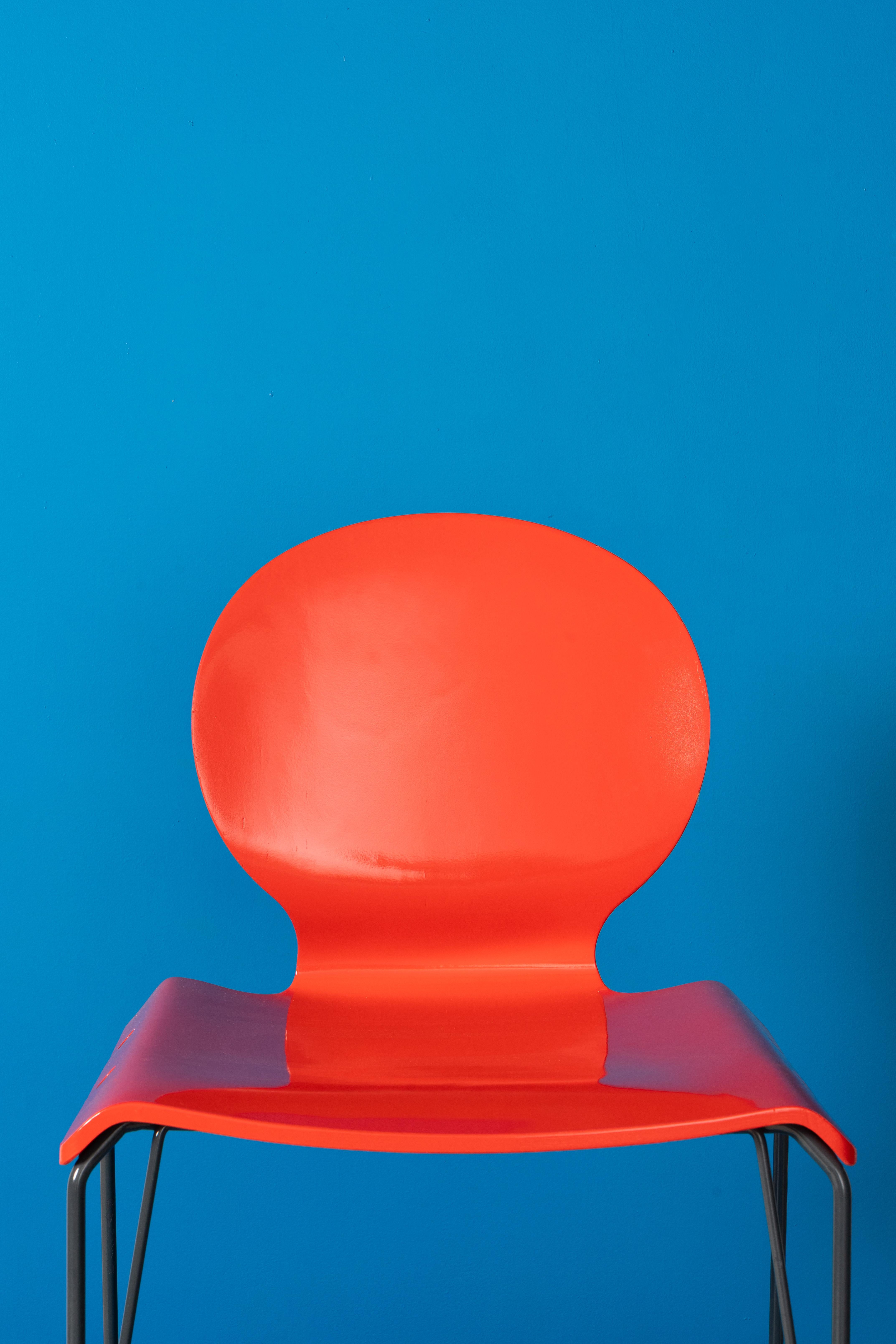 Set of 8 Filo Chair by Afra and Tobia Scarpa in vendita 1