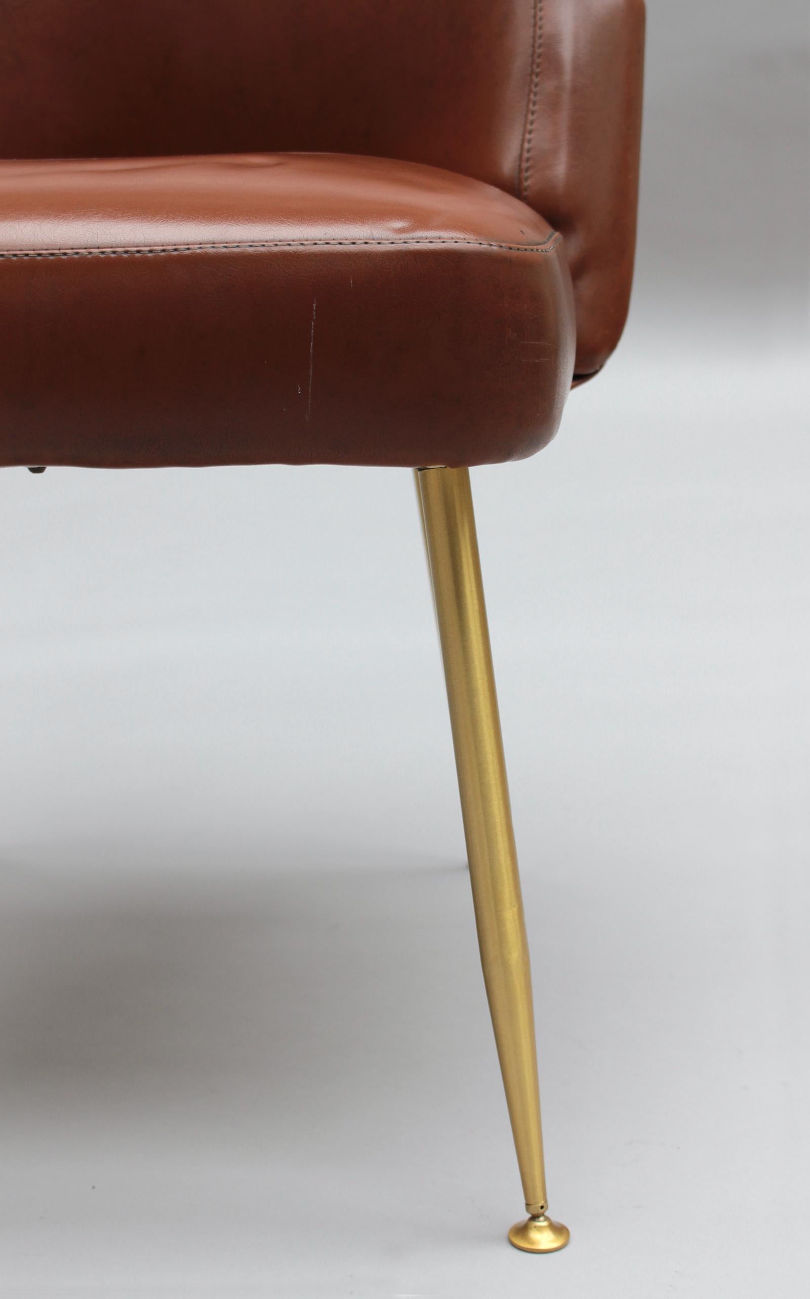 Ensemble de 8 chaises de salle à manger Campanula des années 1950 par Carlo Pagani pour Arflex  en vente 5