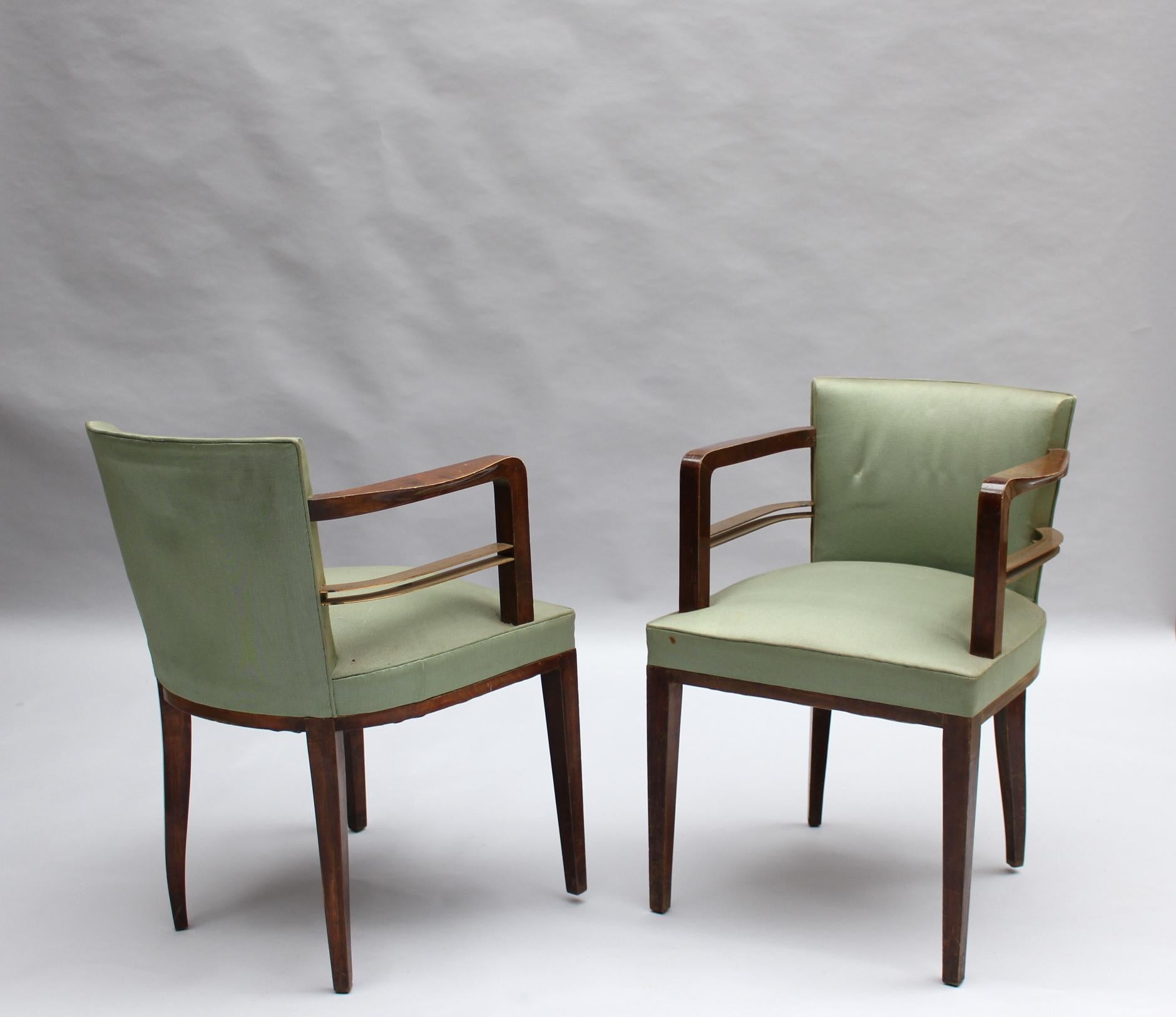 Set of 8 Fine French 1930s Armchairs by Jean Pascaud 14
