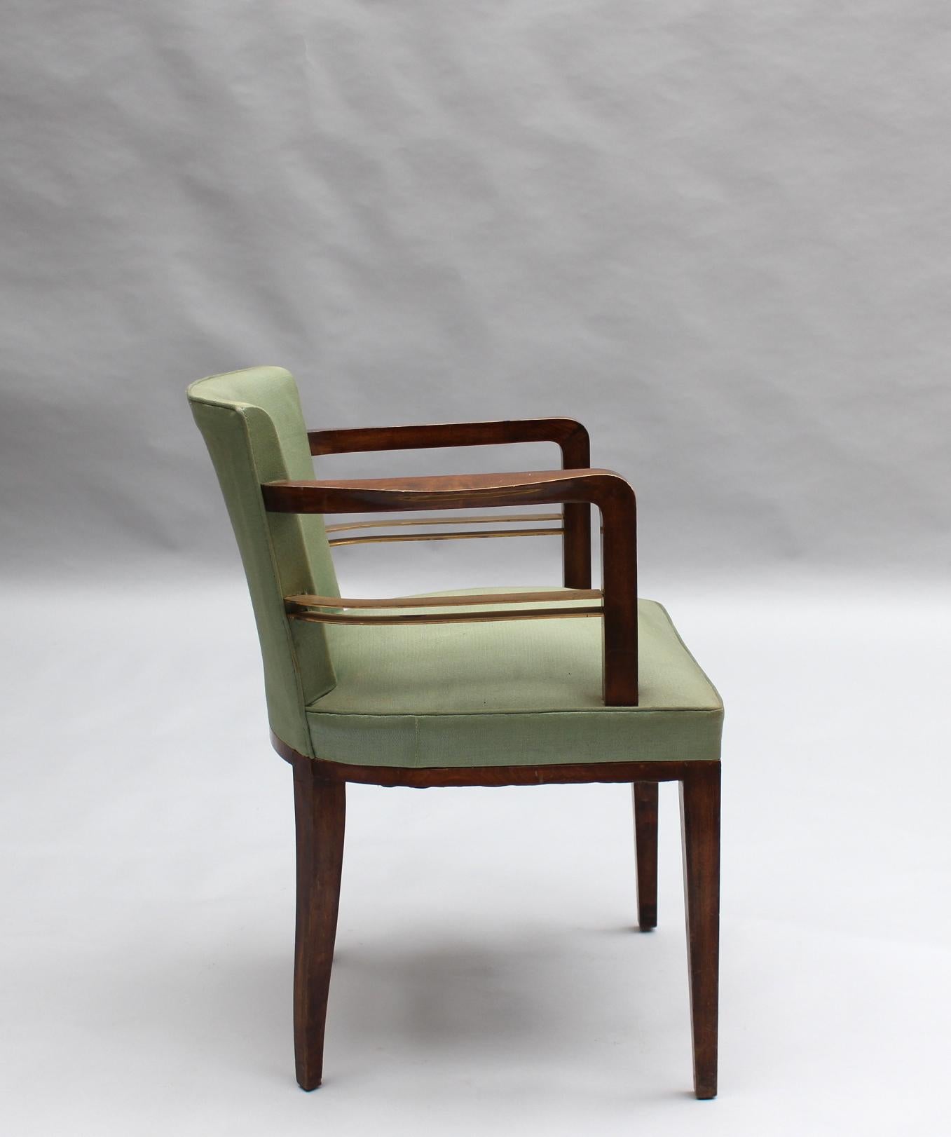 Mid-20th Century Set of 8 Fine French 1930s Armchairs by Jean Pascaud