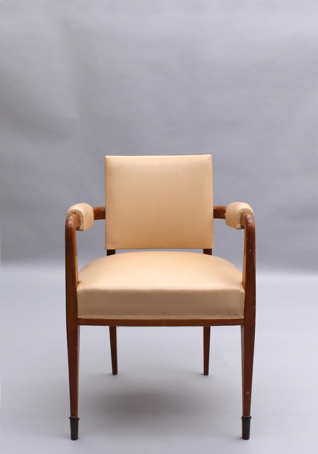 Art Deco Set of 8 Fine French 1930s Armchairs  For Sale