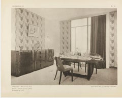 Set di 8 sedie da pranzo in stile Art Déco francese di D. A. M.