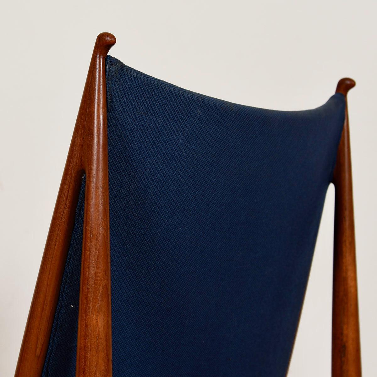 Ensemble de 8 chaises de salle à manger en teck égyptien Finn Juhl en vente 6