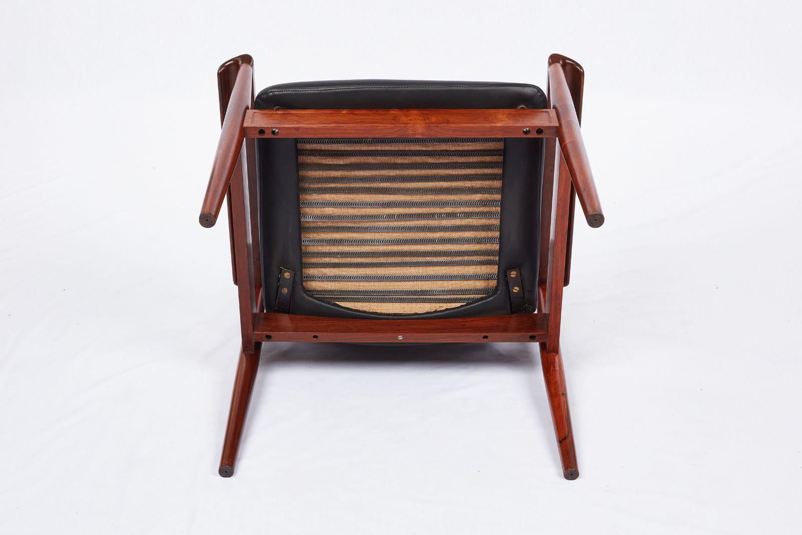 Set of 8 Finn Juhl Rosewood Diplomat Armchairs For Sale 4