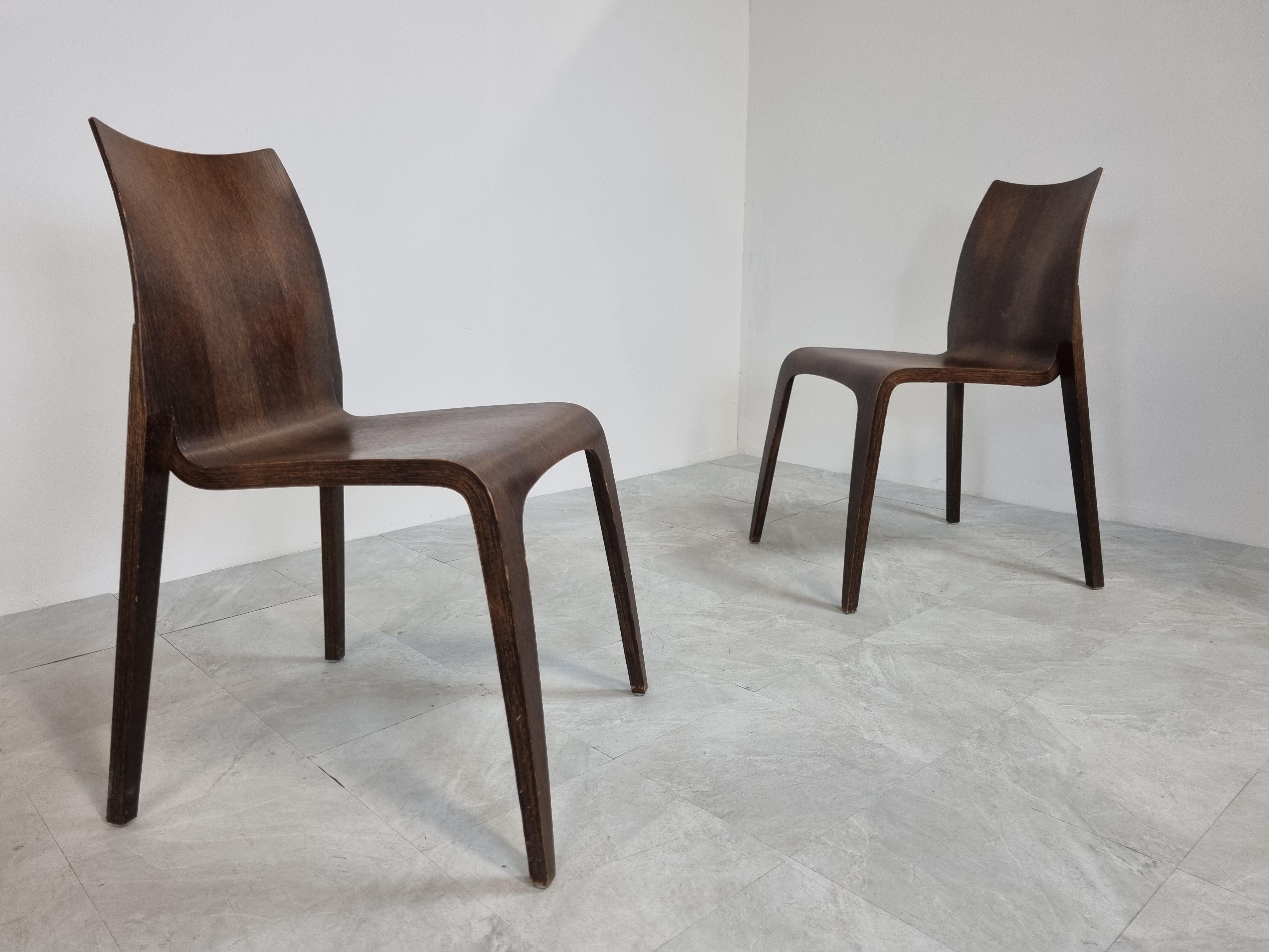 Set of 8 Flow Chairs by Jacob Berg, 1960s 1