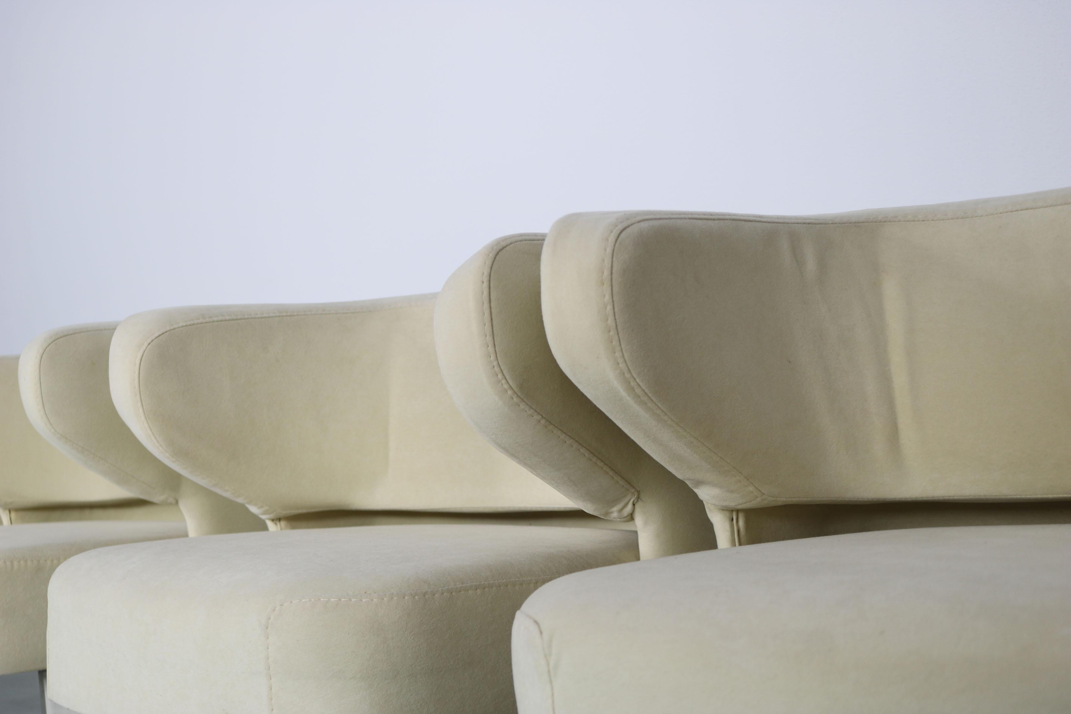 Satz von 8 drehbaren Formanova-Stühlen „Ponney“, entworfen von Gianni Moscatelli, Italien im Angebot 8