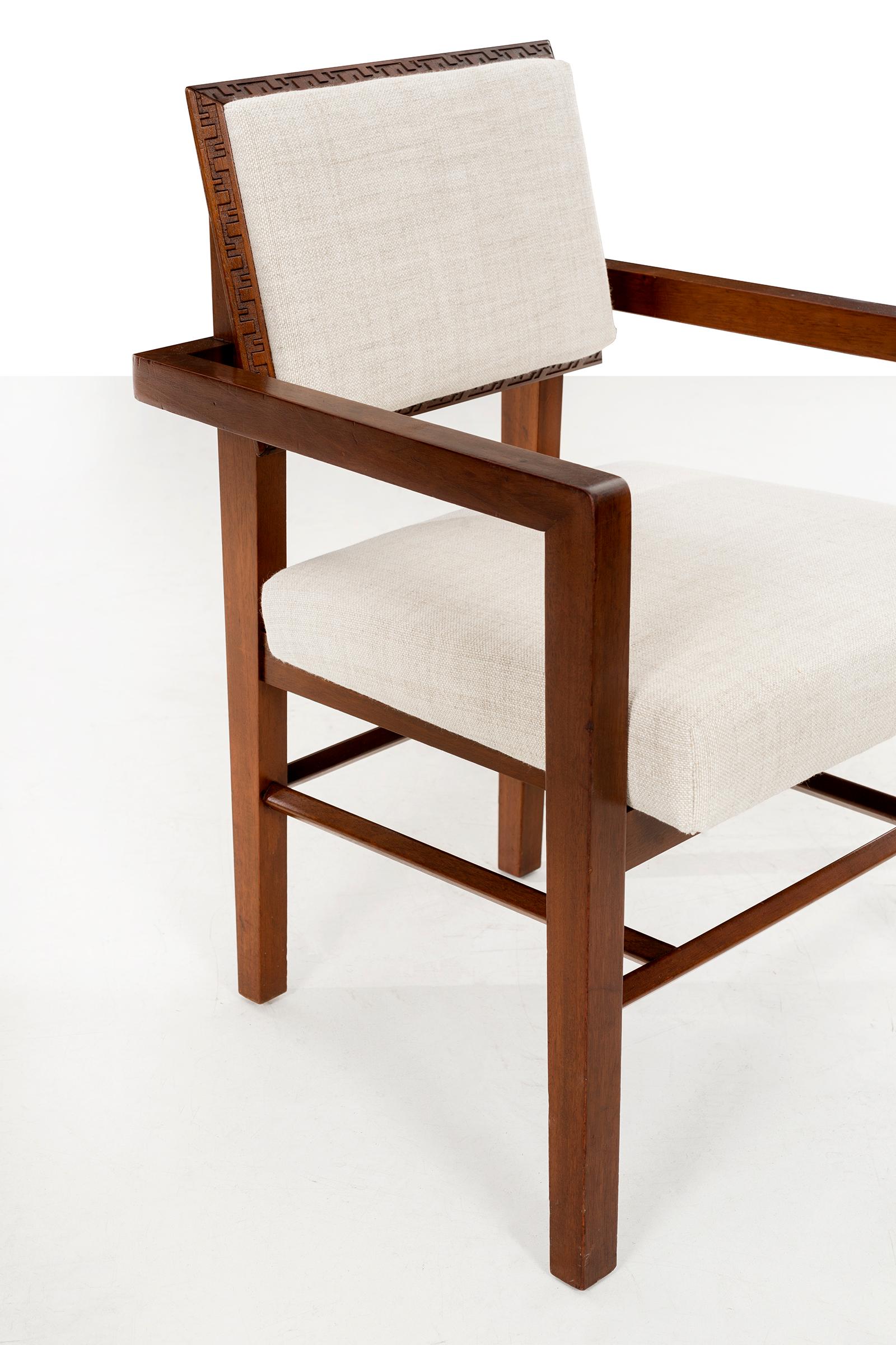 Set of 8 Frank Lloyd Wright Taliesin Dining Chairs, for Henredon 4