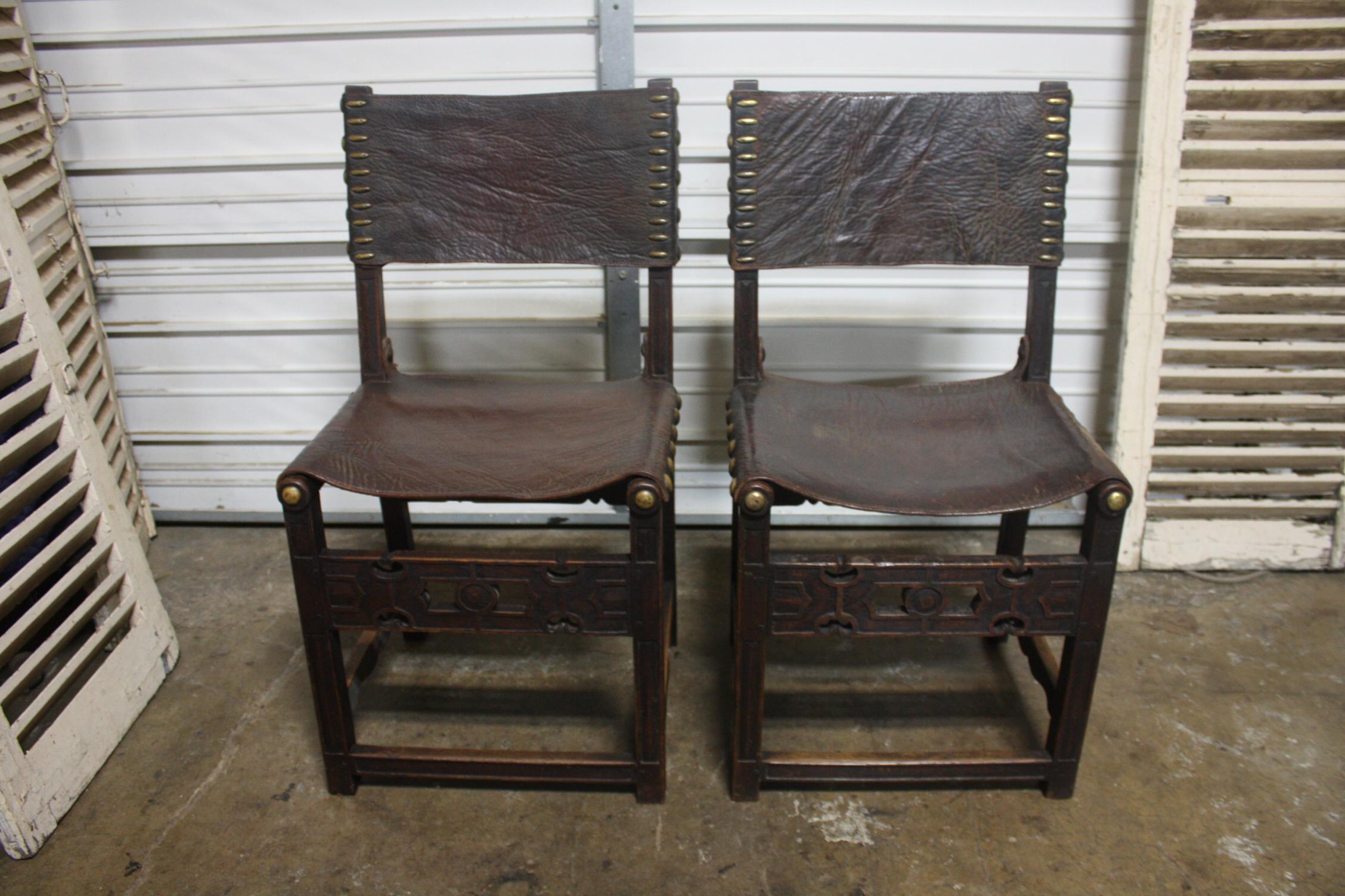 Set of 8 French 17th Century Dining Room Chairs For Sale 1