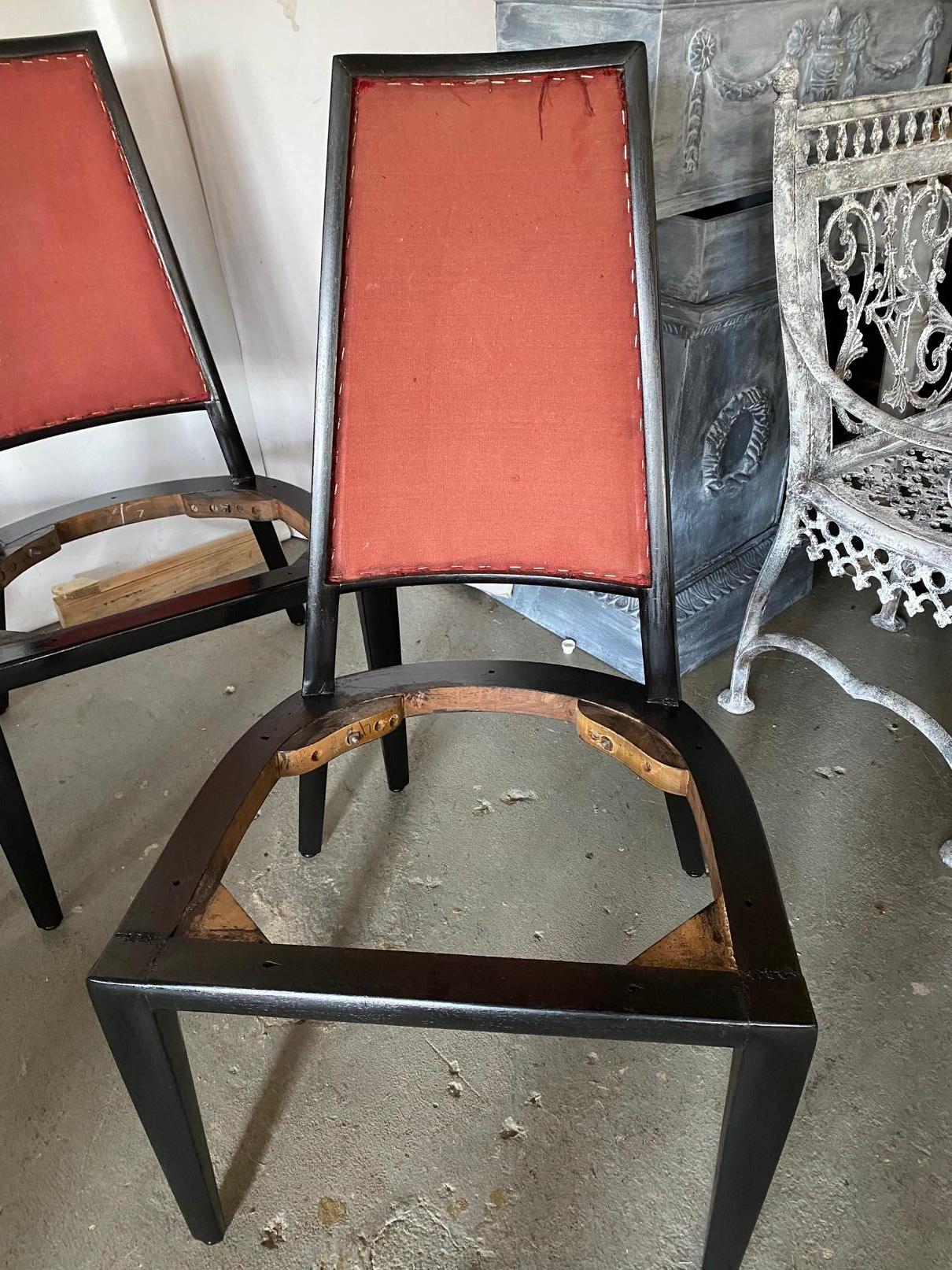 Set of 8 French Art Deco Dining Chairs For Sale 2