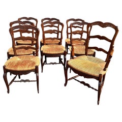 Set di 8 sedie francesi