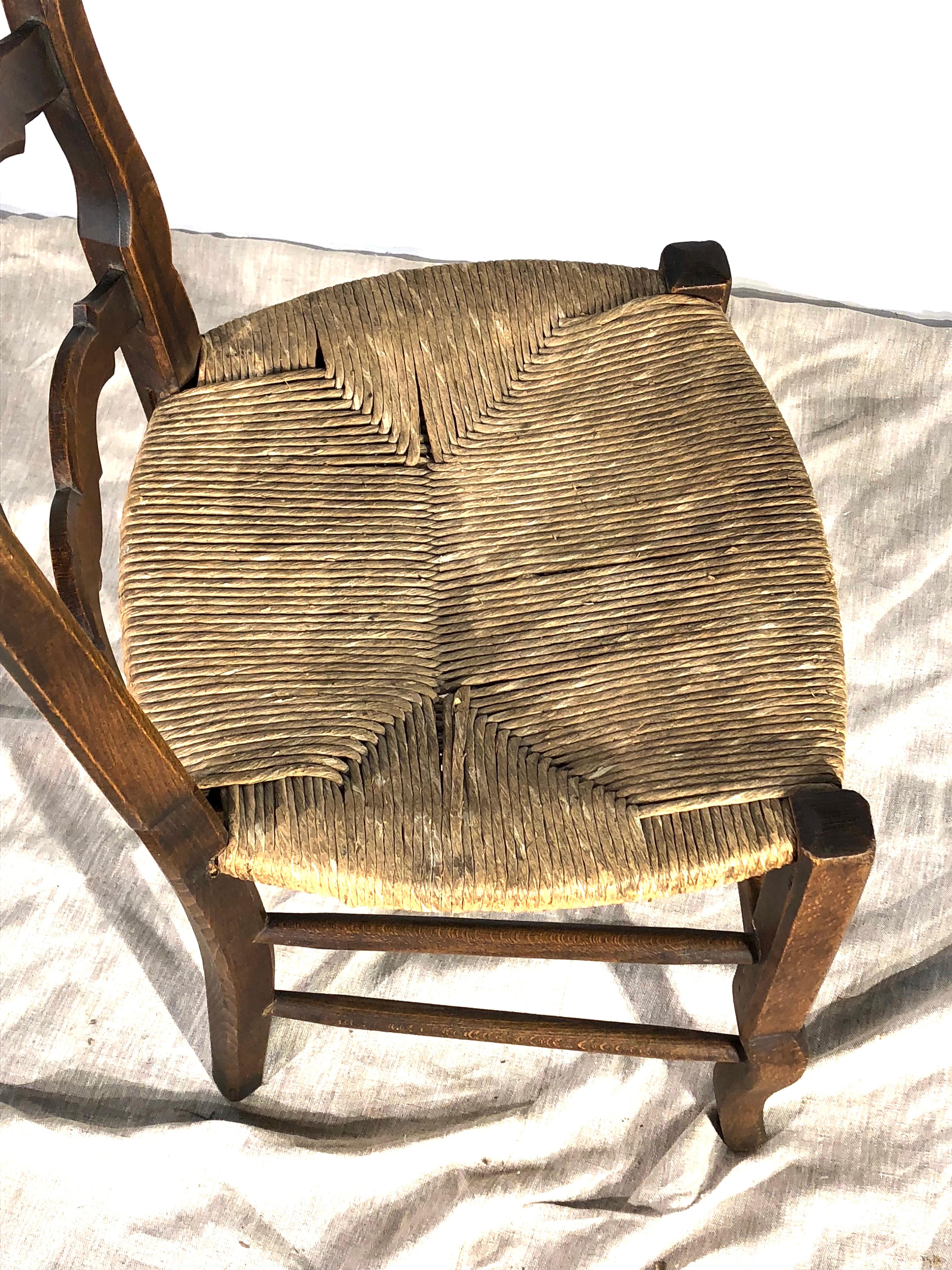 Set of 8 French Country Dining Chairs 1
