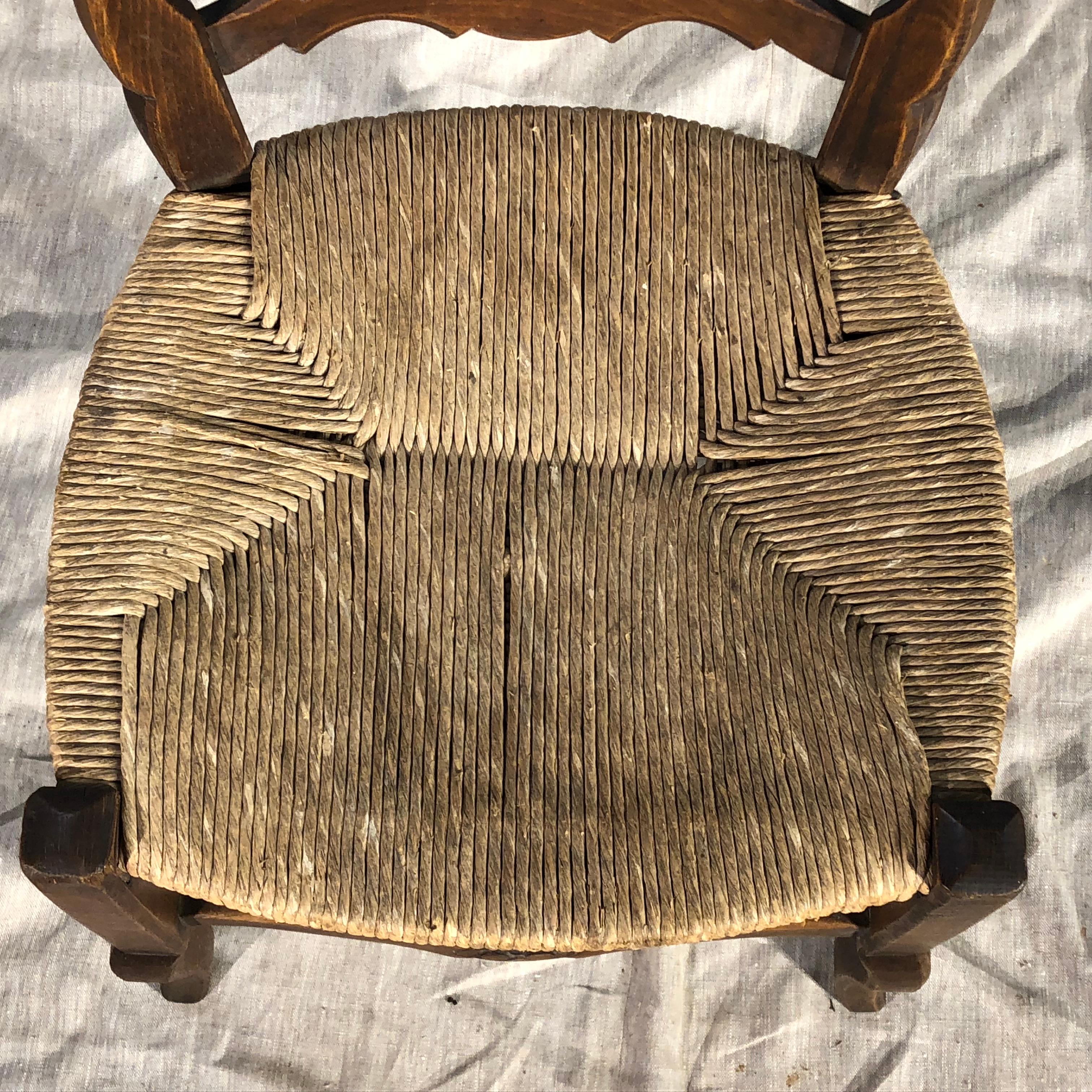 Set of 8 French Country Dining Chairs 2
