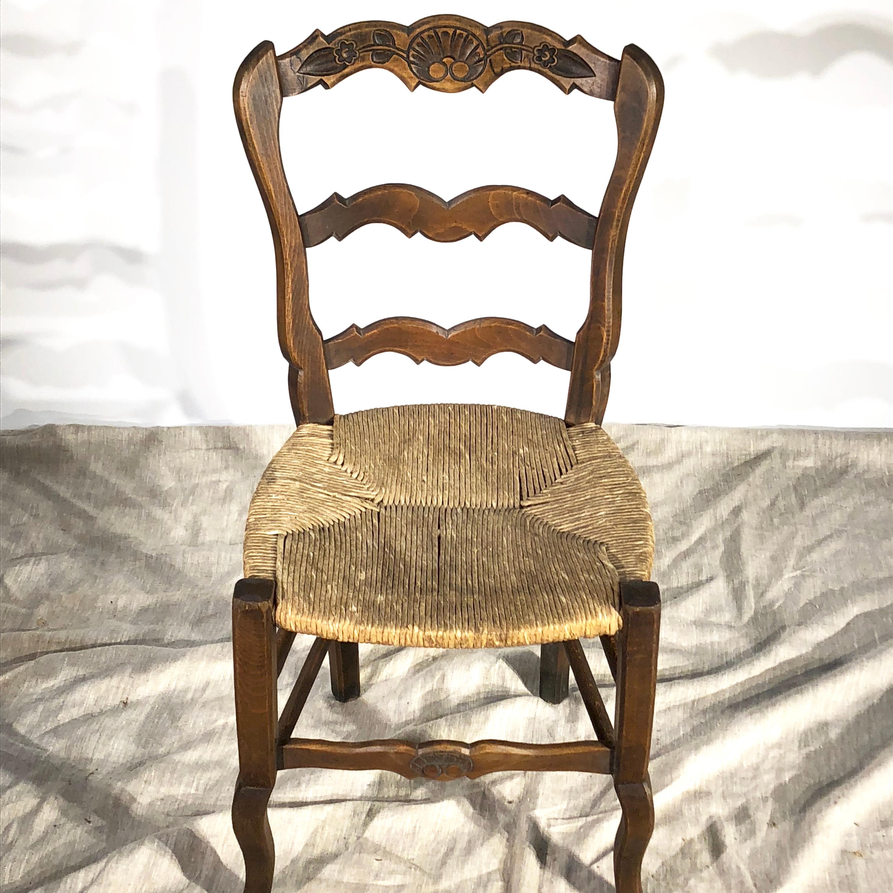 Set of 8 French Country Dining Chairs 7