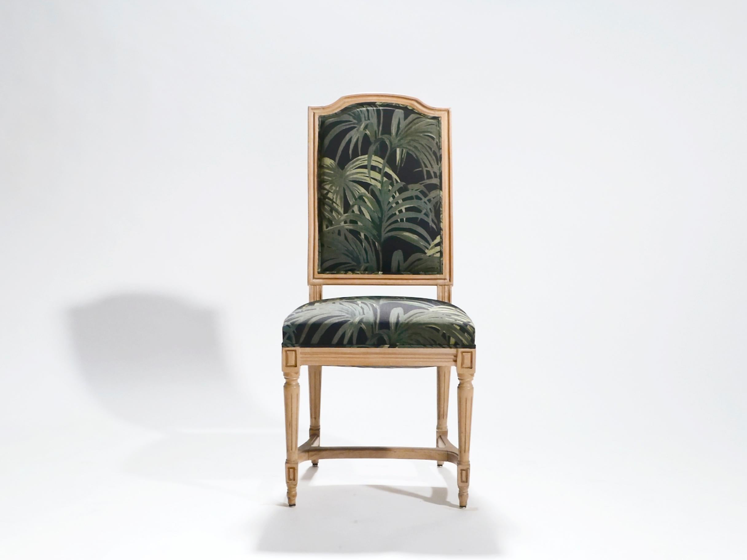 Ensemble de 8 chaises françaises de style Louis XV par Maison Romeo:: 1950s Bon état - En vente à Paris, IDF