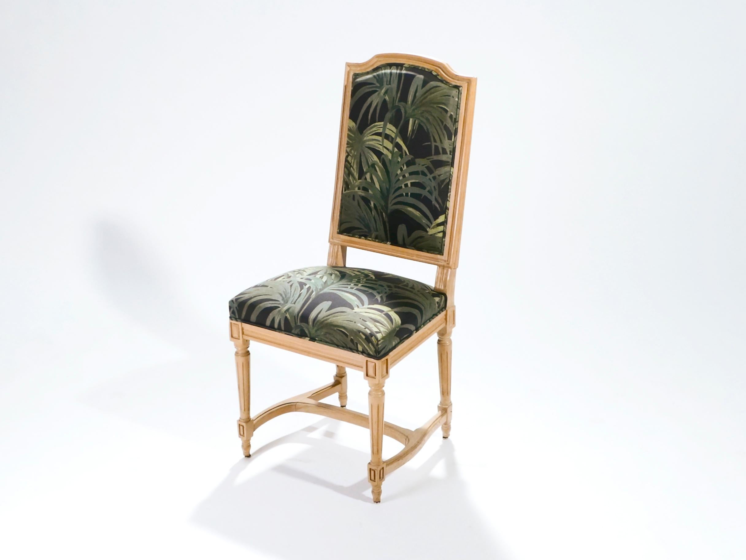 Satz von 8 französischen Stühlen im Louis XV-Stil von Maison Romeo:: 1950er Jahre im Zustand „Gut“ im Angebot in Paris, IDF