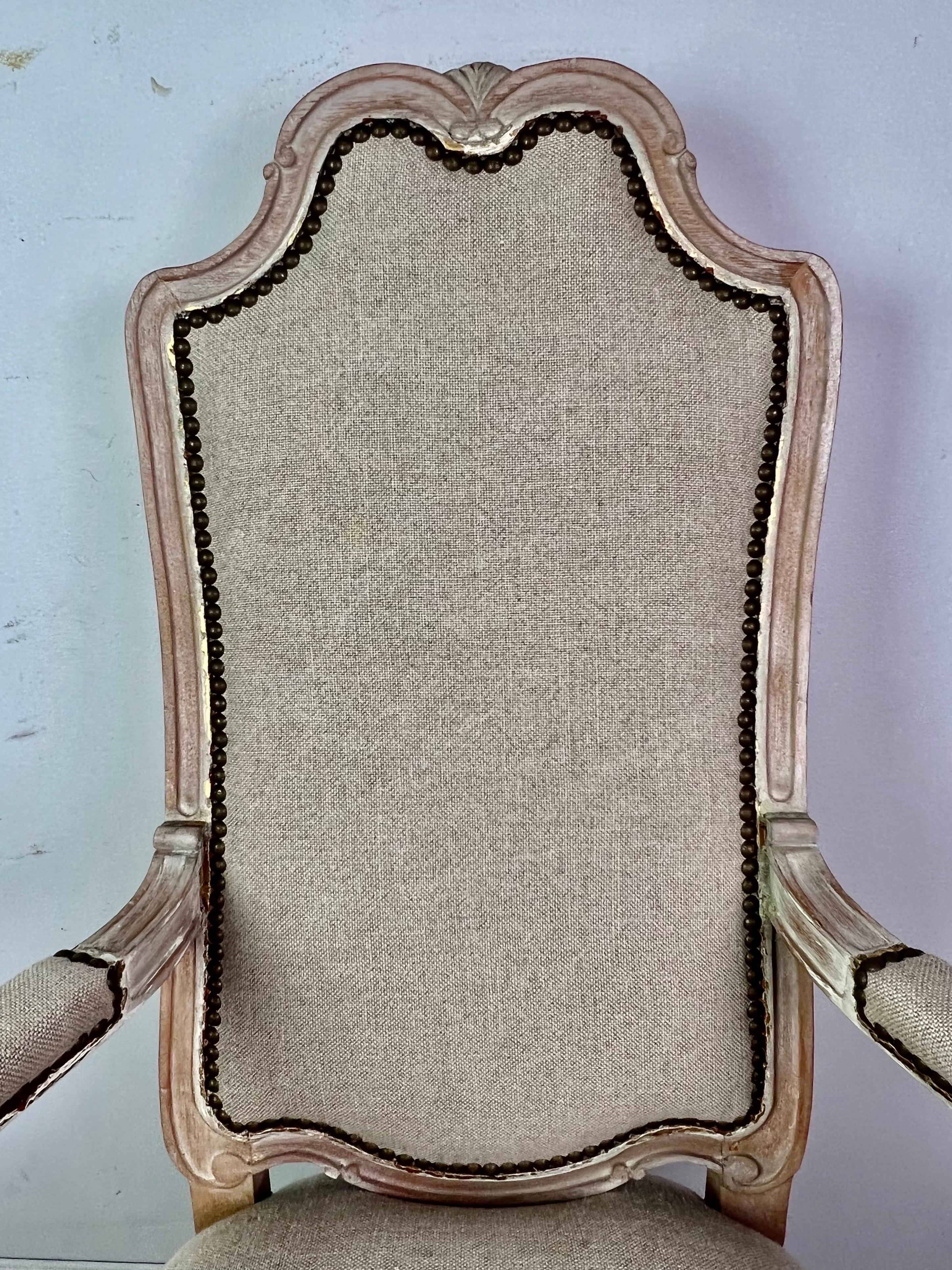 Set of '8' French Louis XV Style Dining Chairs For Sale 9