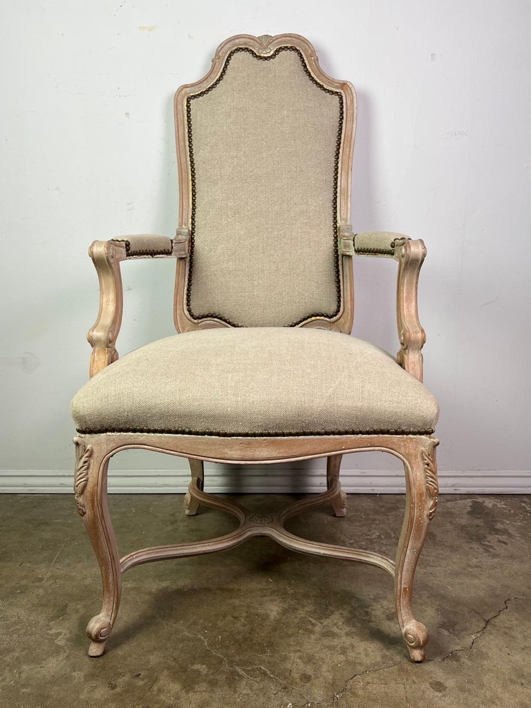 Set of '8' French Louis XV Style Dining Chairs For Sale 4